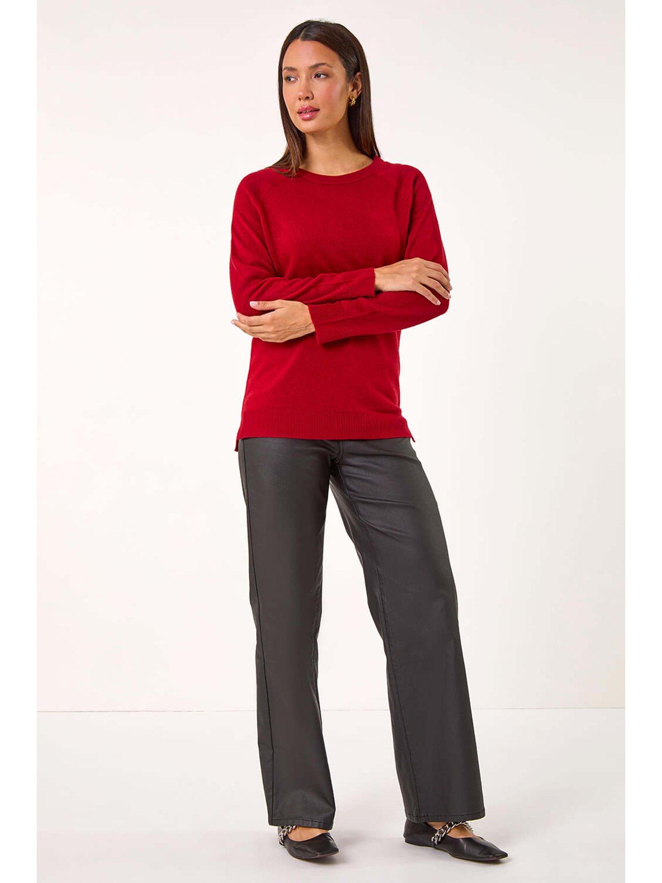 roman-plain-soft-crew-neck-jumper-redback