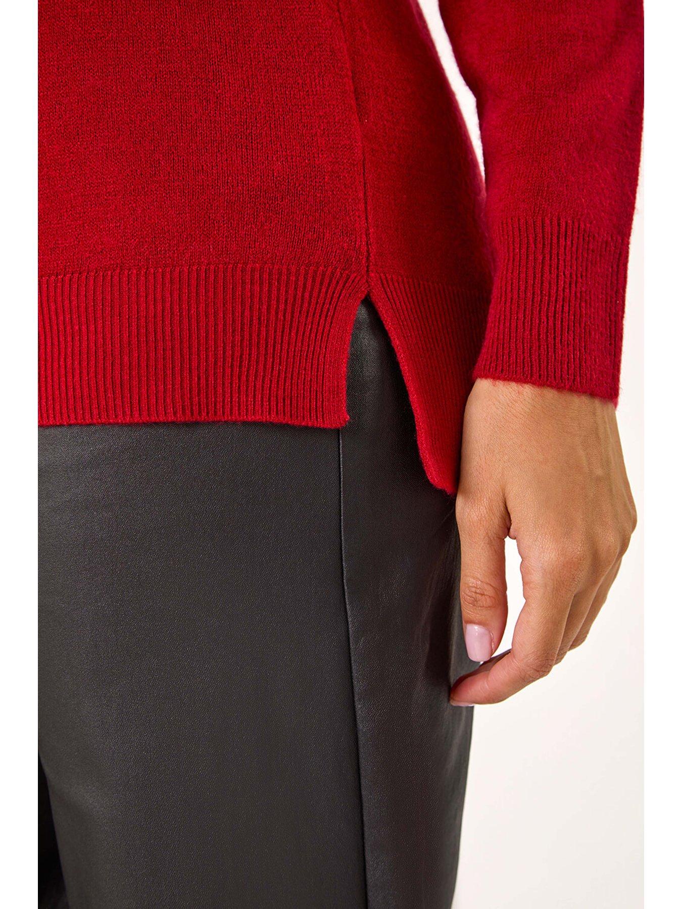 roman-plain-soft-crew-neck-jumper-reddetail