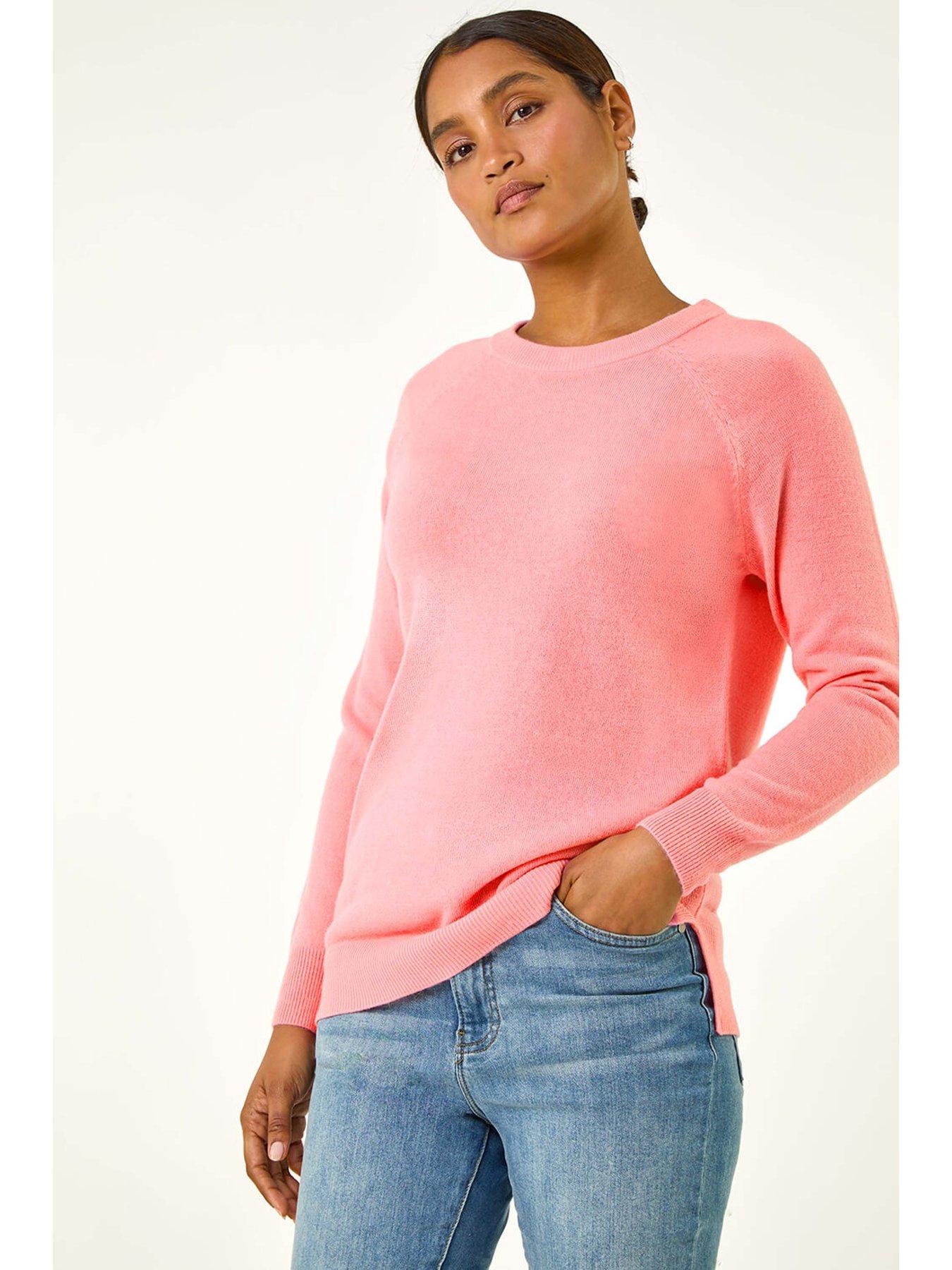 roman-plain-soft-crew-neck-jumper-rosedetail