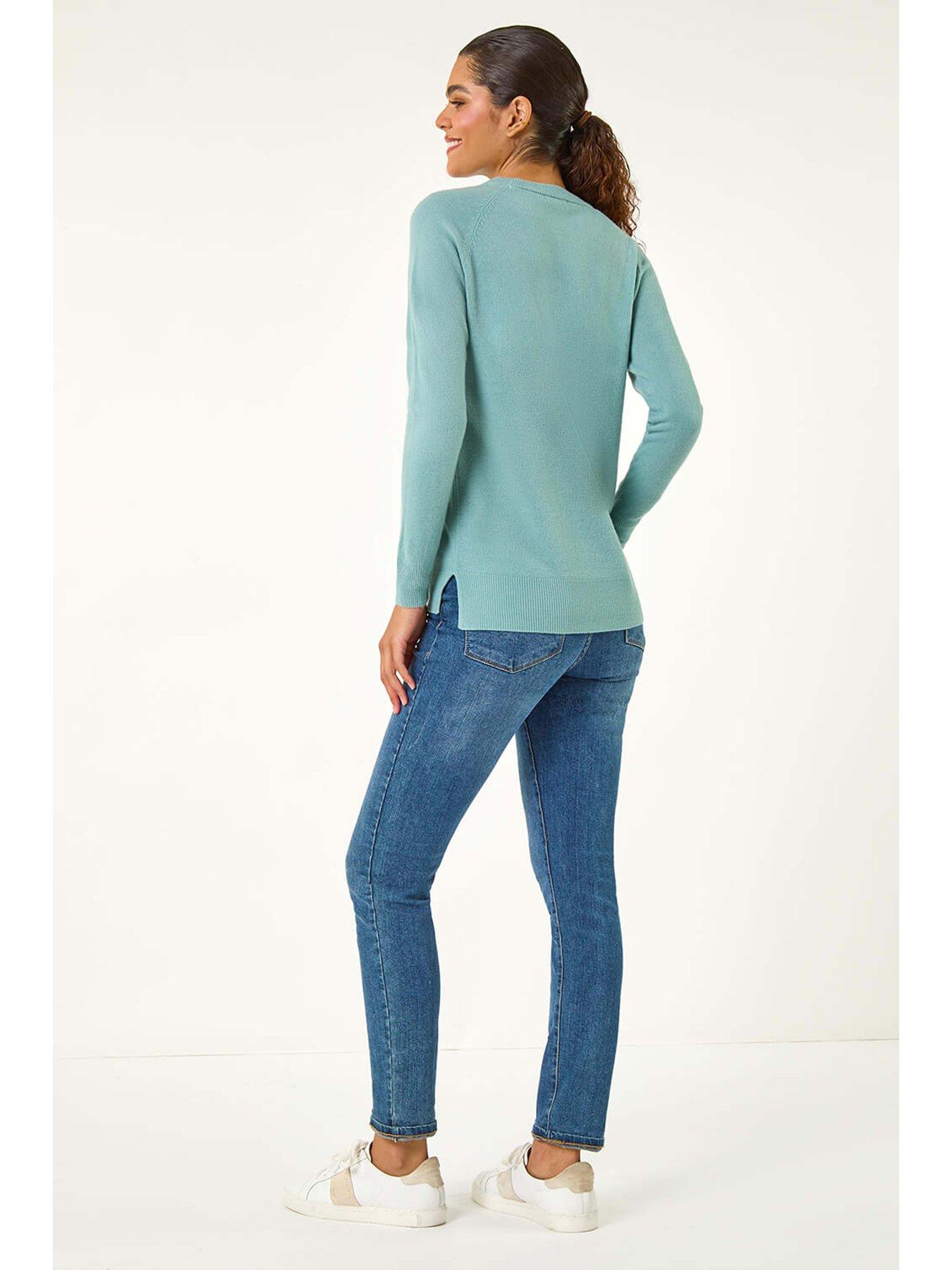 roman-plain-soft-crew-neck-jumper-steel-bluestillFront