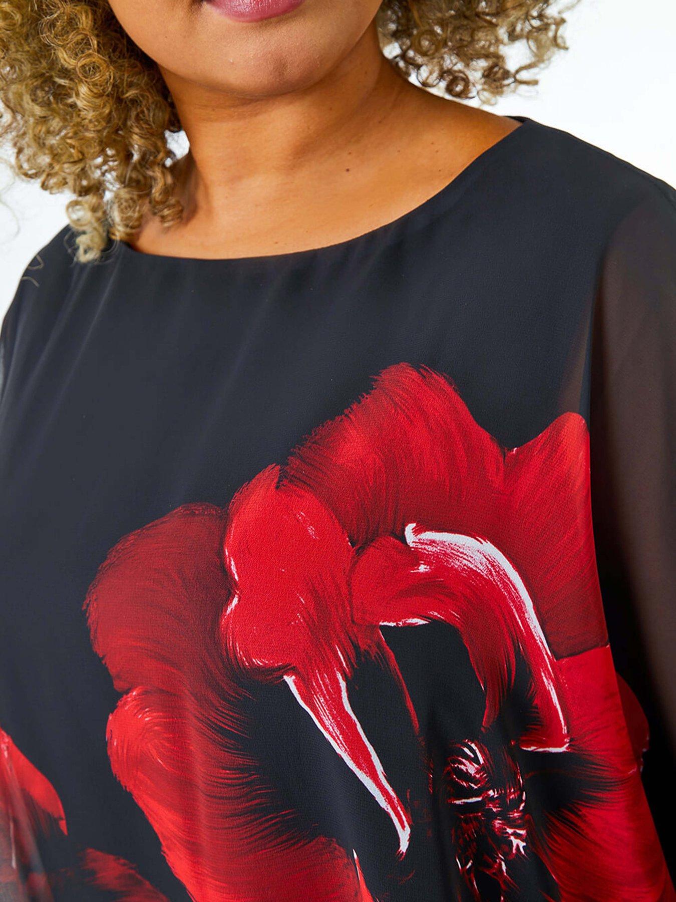 roman-curve-floral-chiffon-overlay-top-reddetail