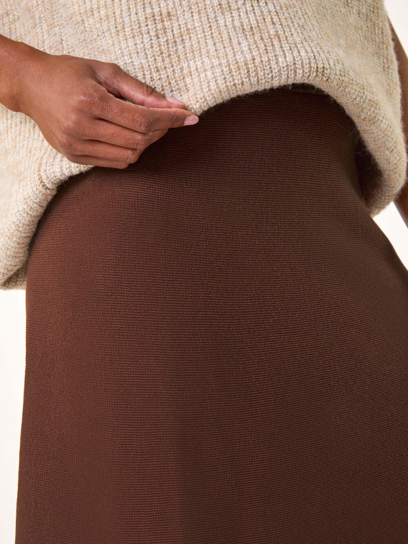 roman-knitted-midi-stretch-skirt-chocolateoutfit