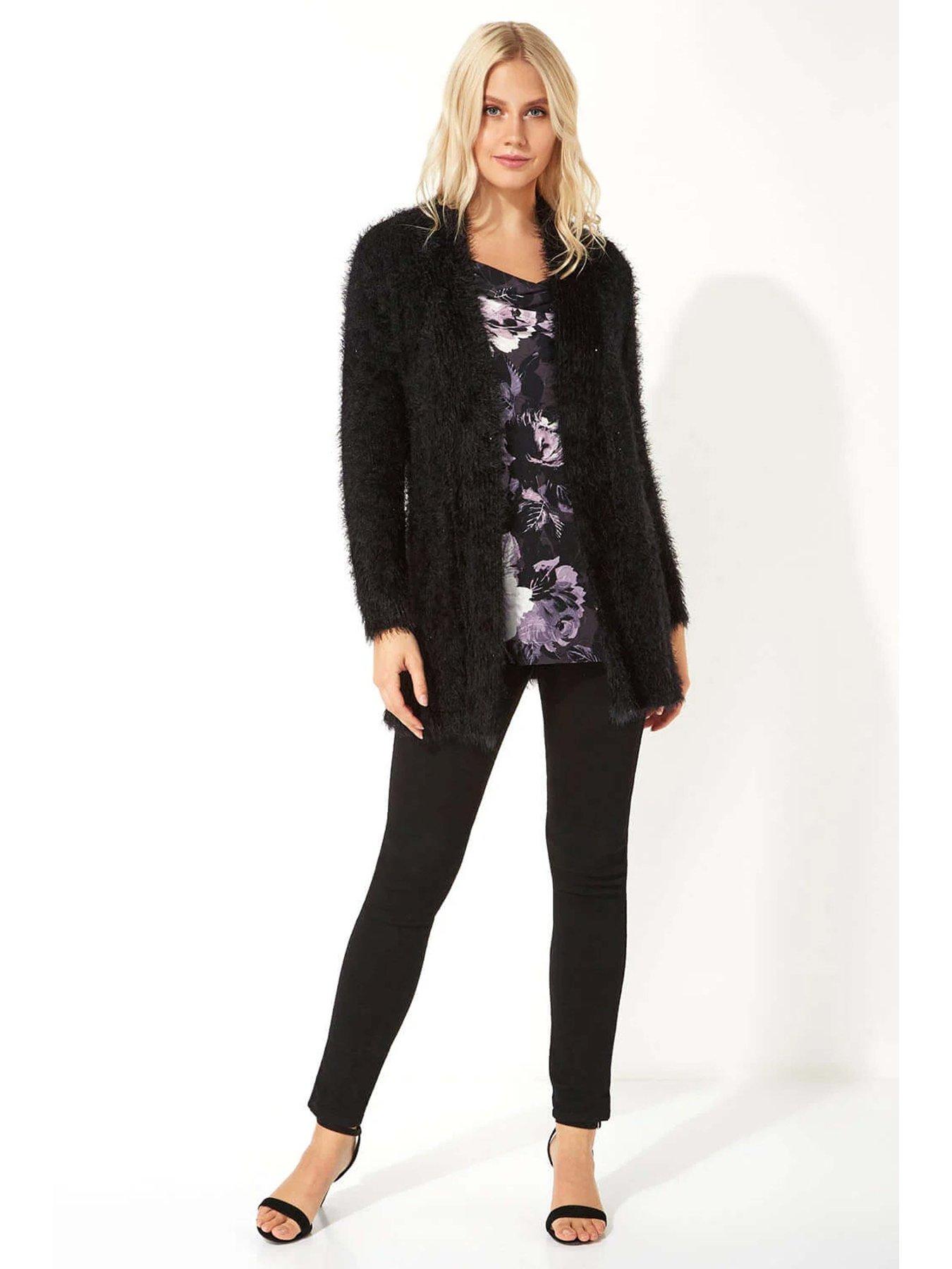 roman-fluffy-long-sleeve-cardigan-blackback