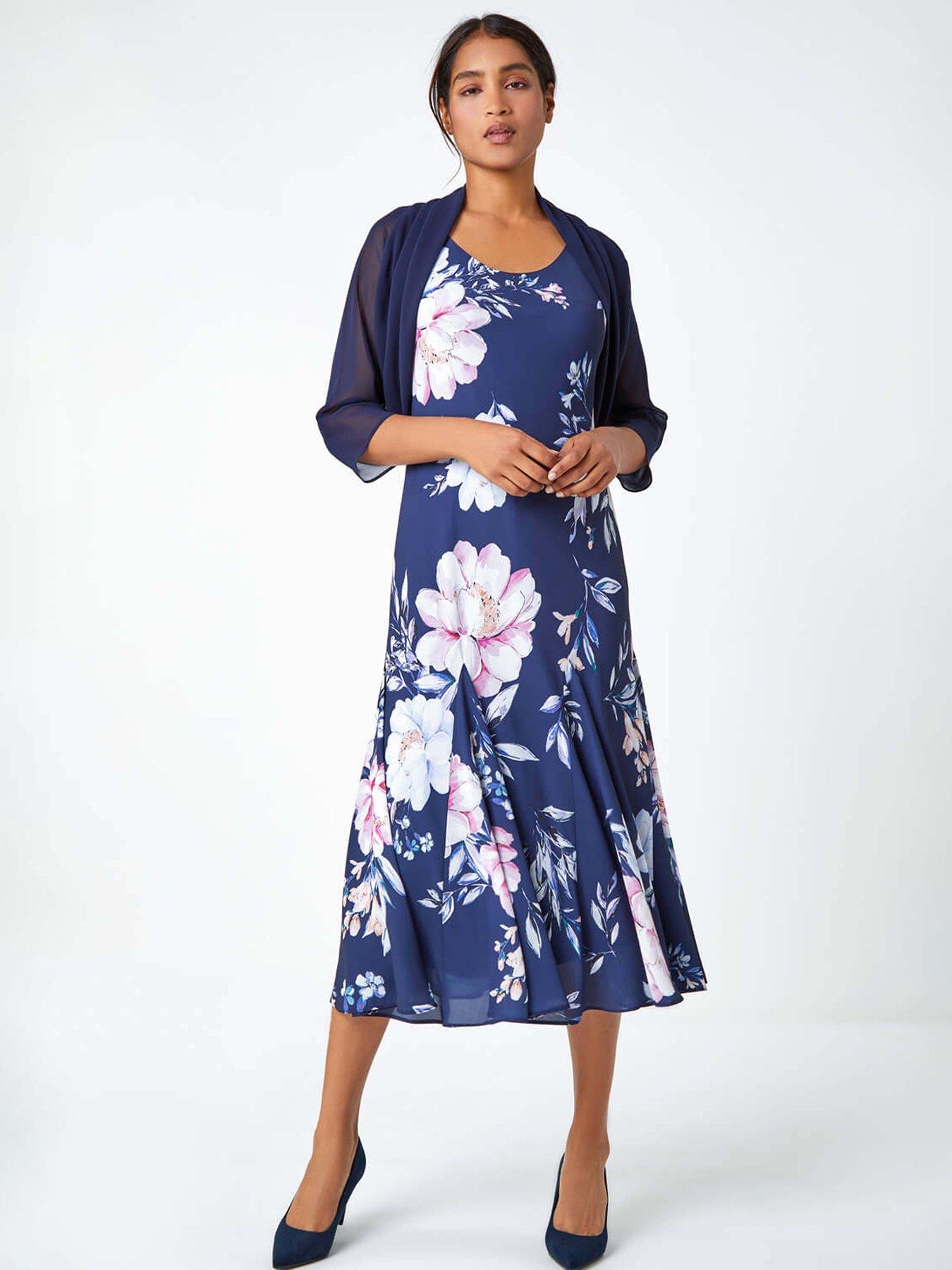 roman-ruched-hem-chiffon-bolero-navyfront