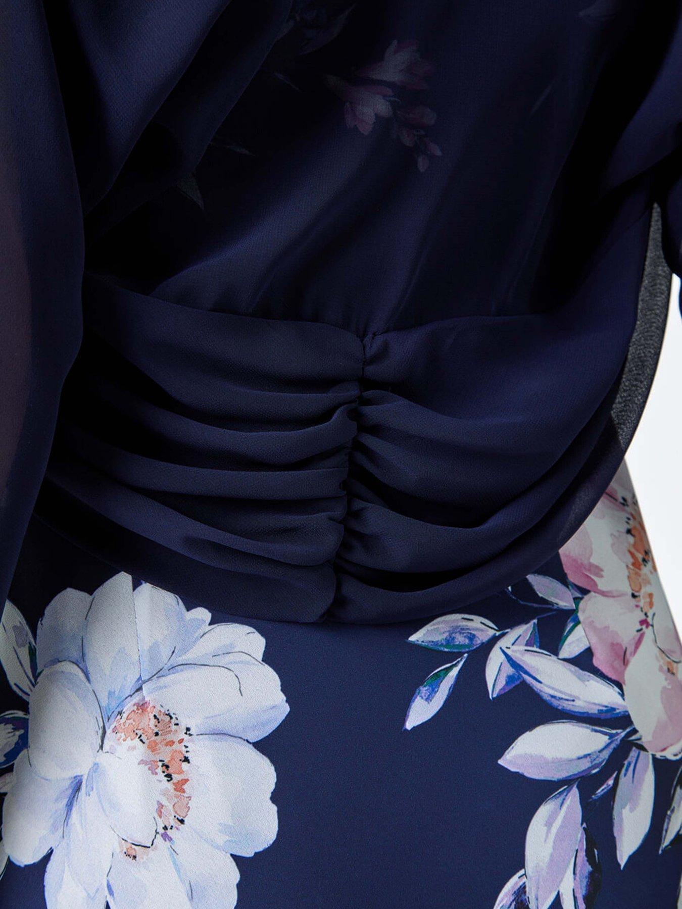 roman-ruched-hem-chiffon-bolero-navydetail