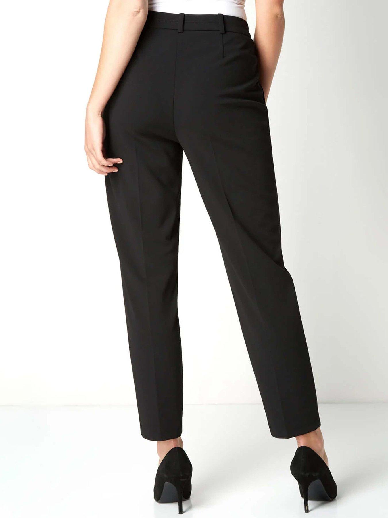 roman-short-straight-leg-stretch-trouser-blackstillFront