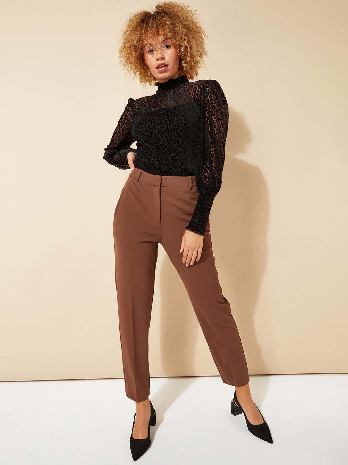 roman-short-straight-leg-stretch-trouser-chocolateoutfit
