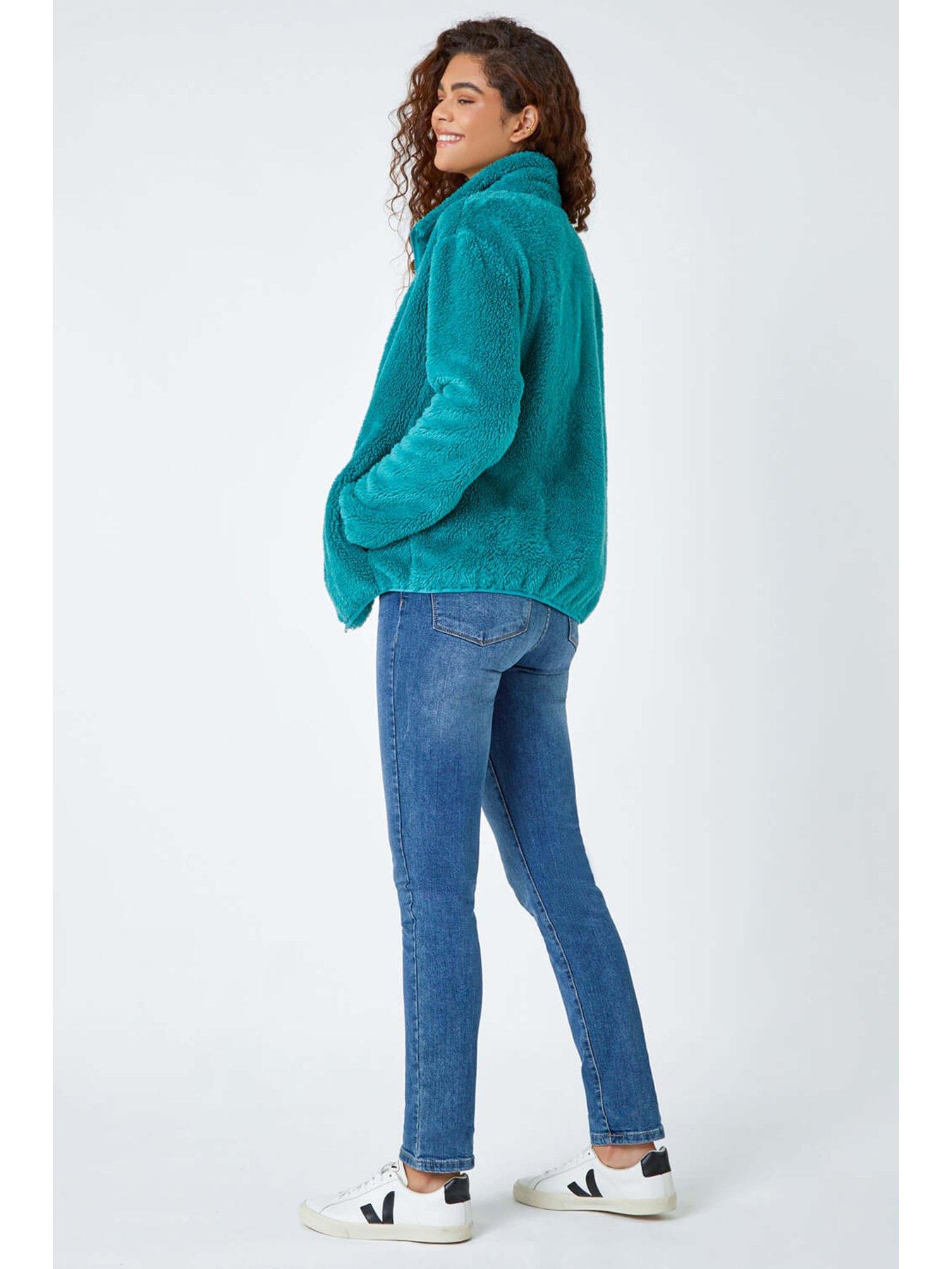 roman-soft-sherpa-fleece-jacket-jadestillFront