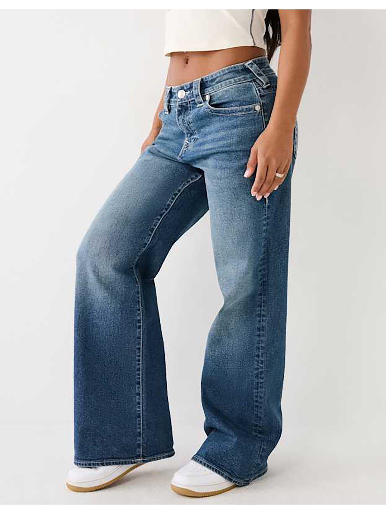 Image 5 of 6 of TRUE RELIGION Bobbi Baggy Jean - Dark Wash