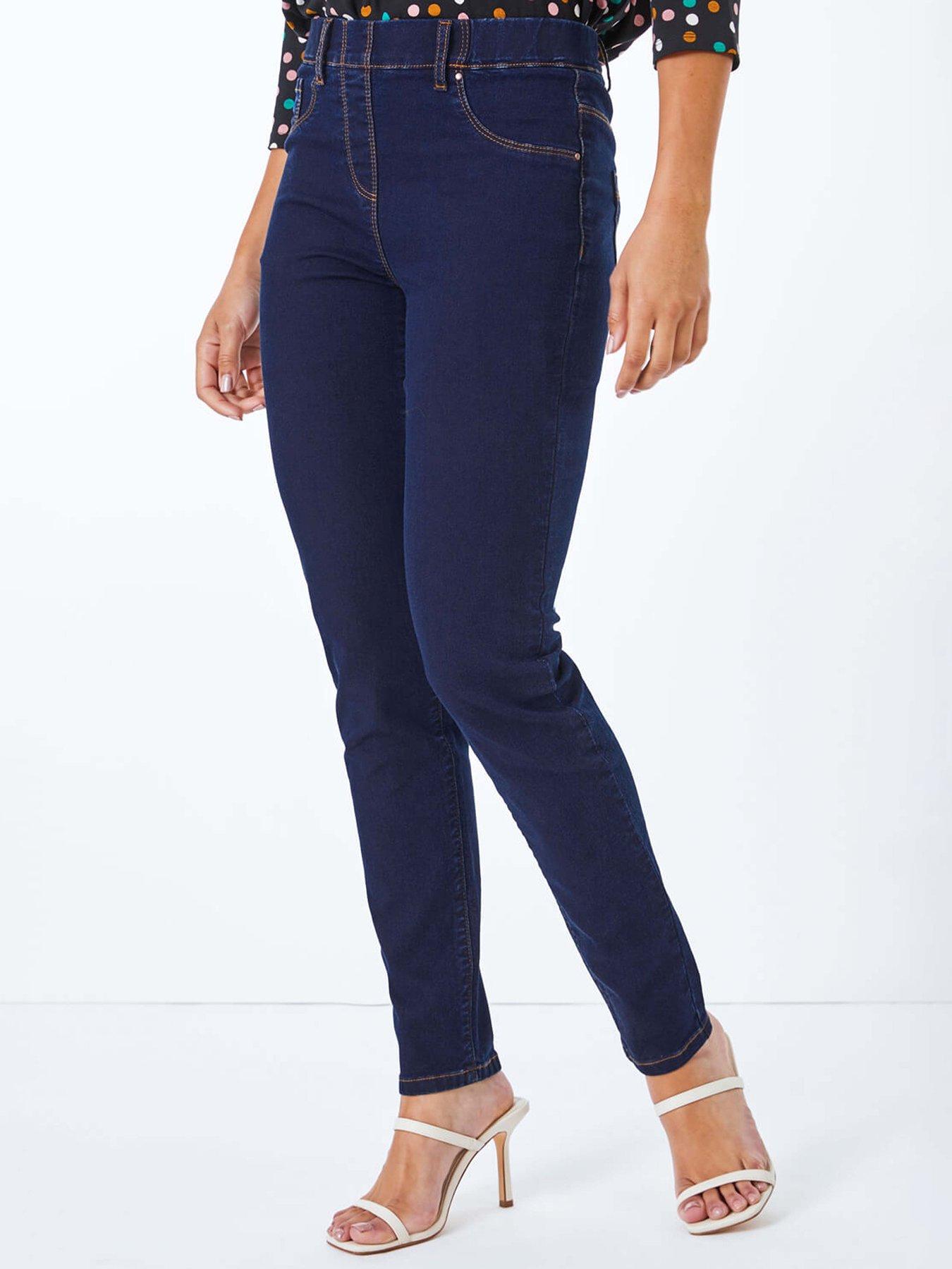 Image 1 of 5 of Roman Petite Stretch Denim Jegging - Indigo