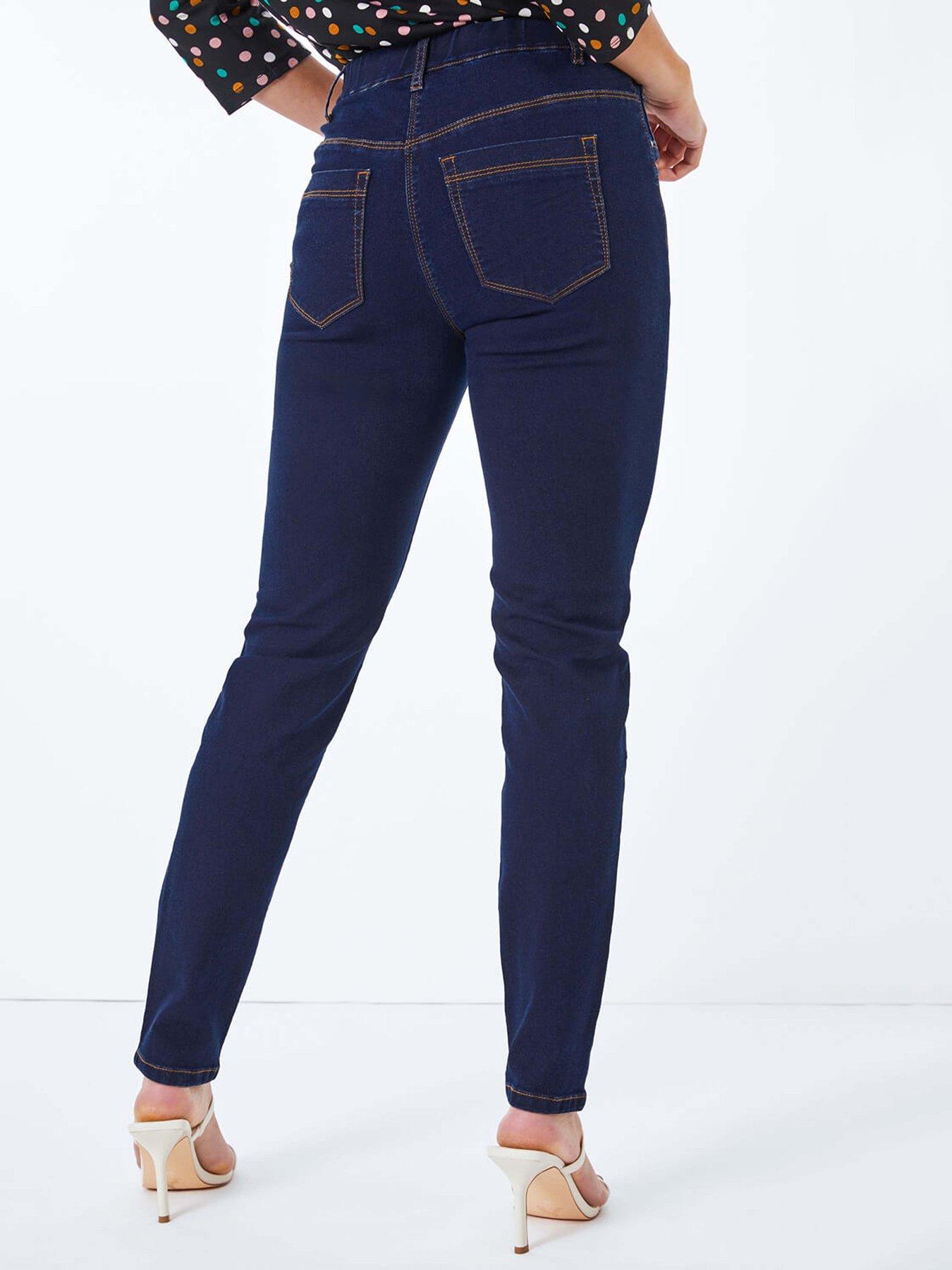 Image 2 of 5 of Roman Petite Stretch Denim Jegging - Indigo