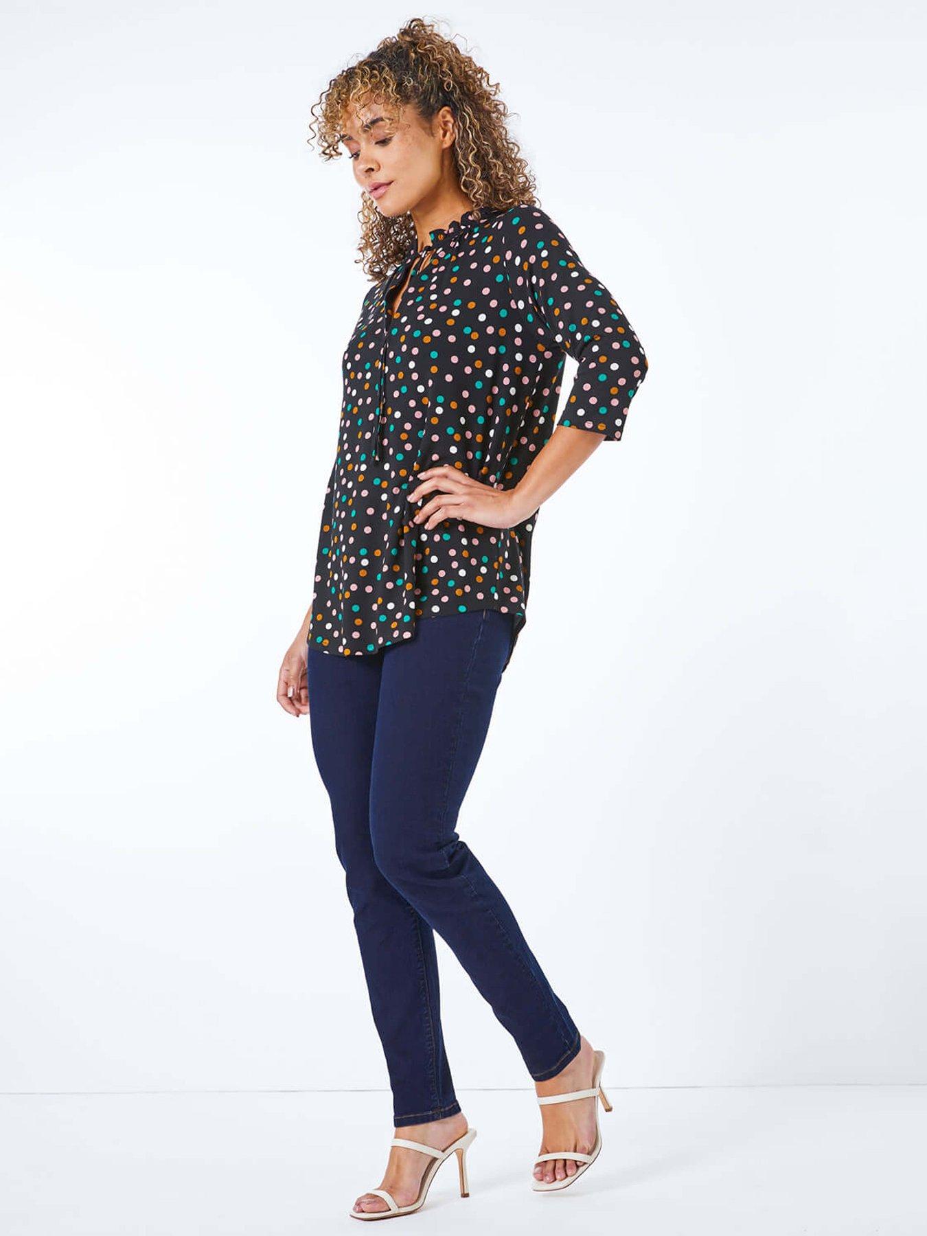 Image 3 of 5 of Roman Petite Stretch Denim Jegging - Indigo