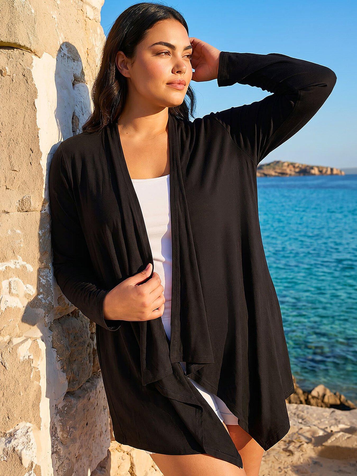 roman-curve-waterfall-front-jersey-cardigan-black