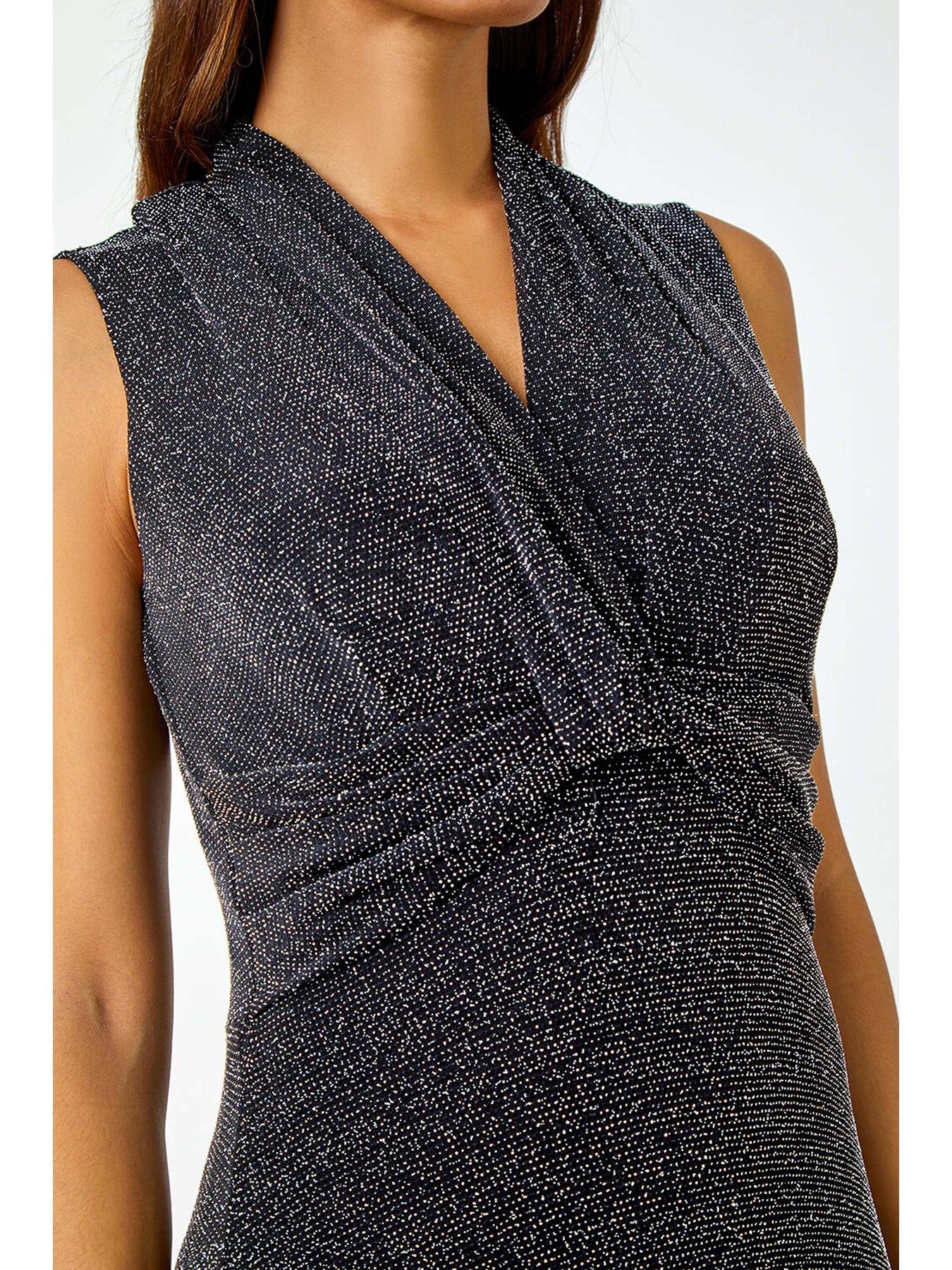 roman-shimmer-twist-detail-stretch-maxi-dress-silverdetail