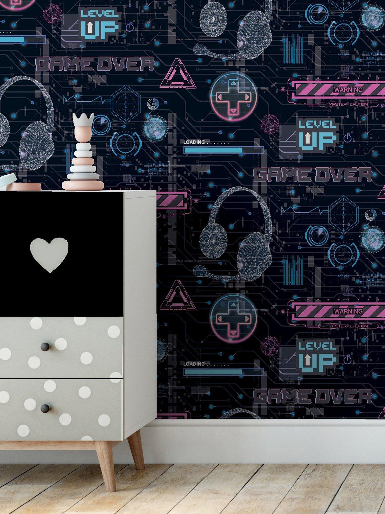 undefined Arthouse Gamer Pink Wallpaper