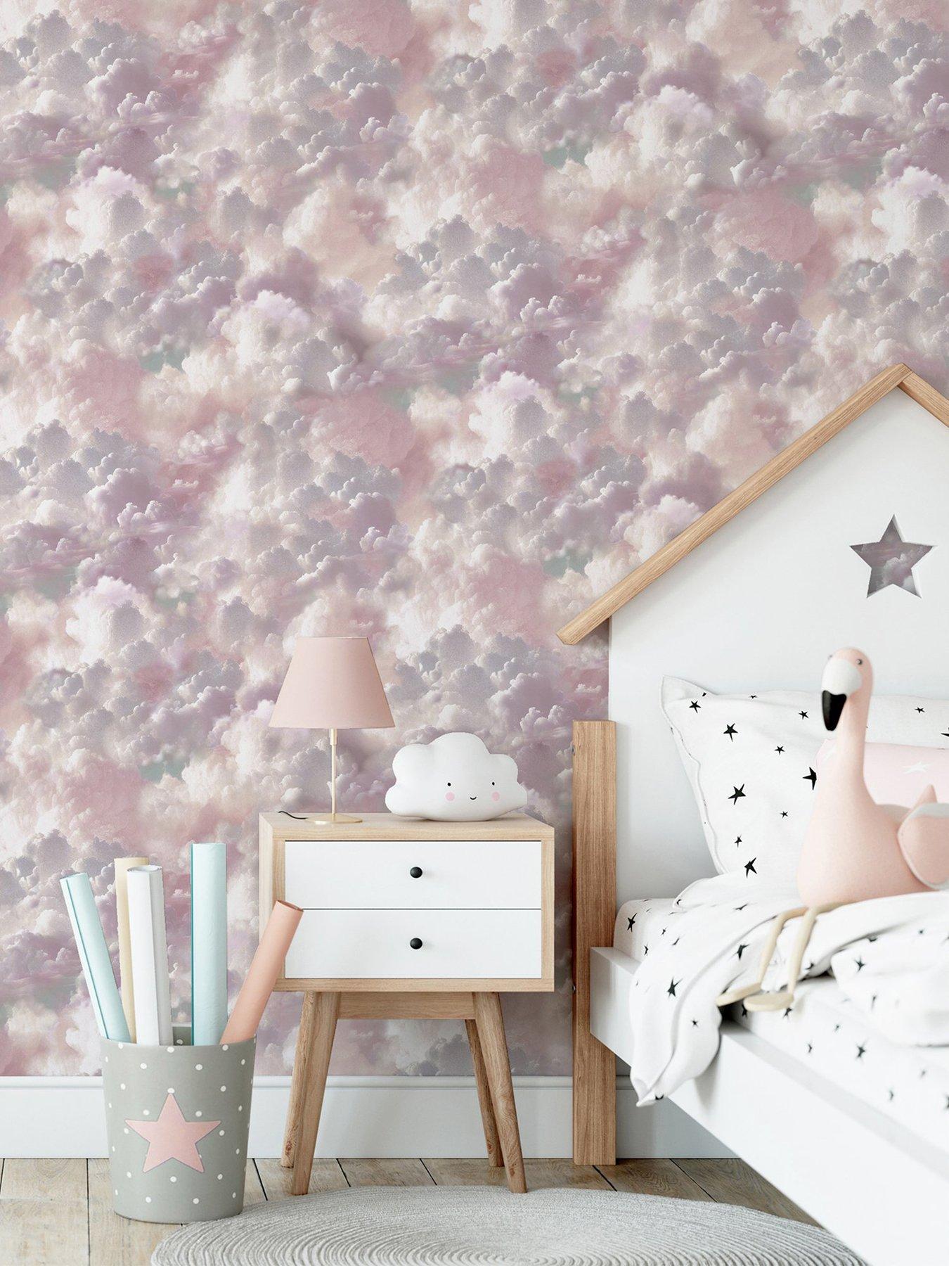 undefined Arthouse Vanilla Skies Pink Wallpaper