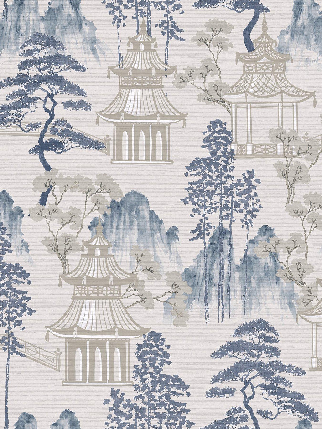 arthouse-arthouse-japanese-pagoda-blue-grey-wallpaperstillFront