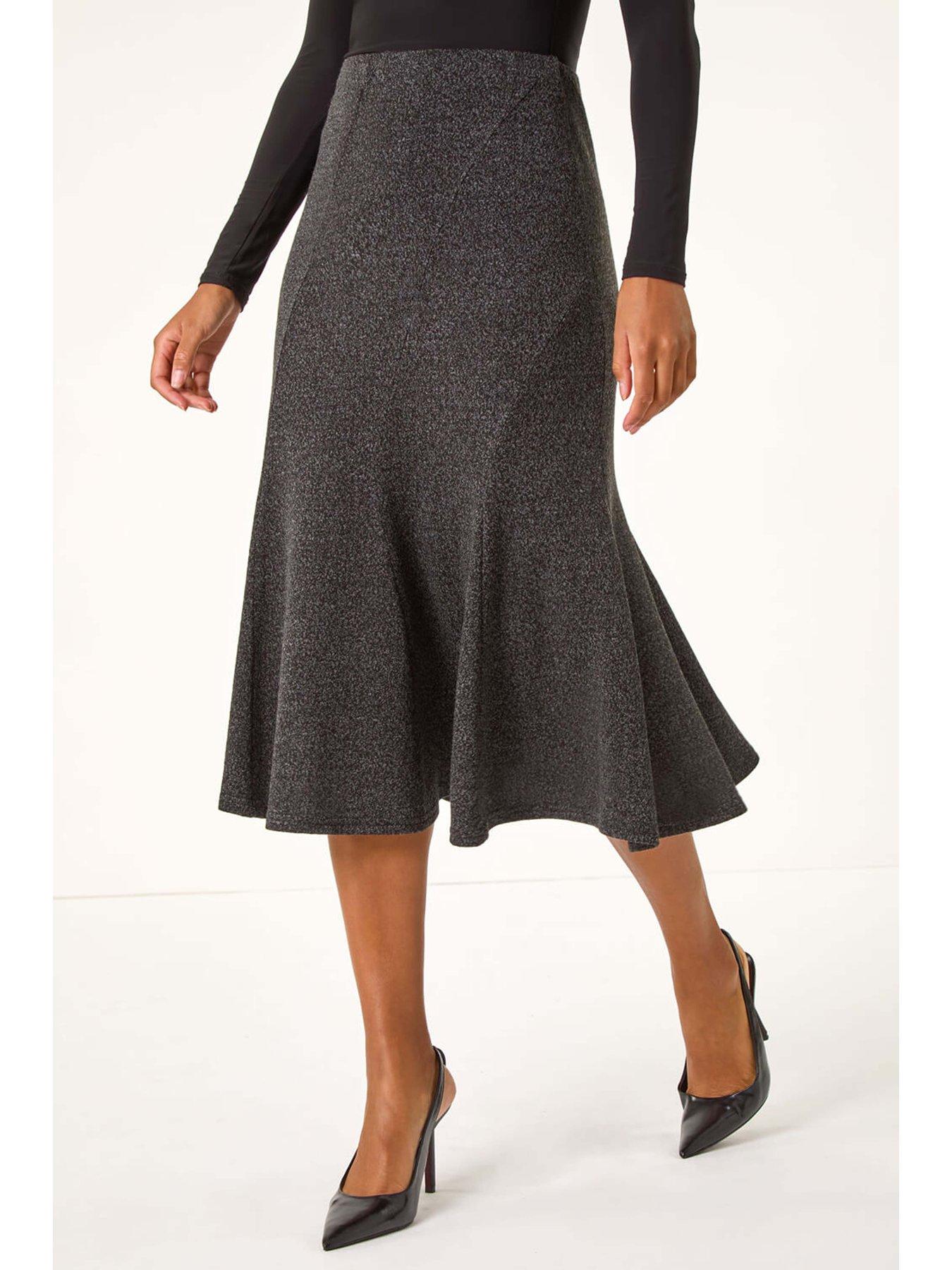 roman-flared-textured-midi-stretch-skirt-charcoaloutfit