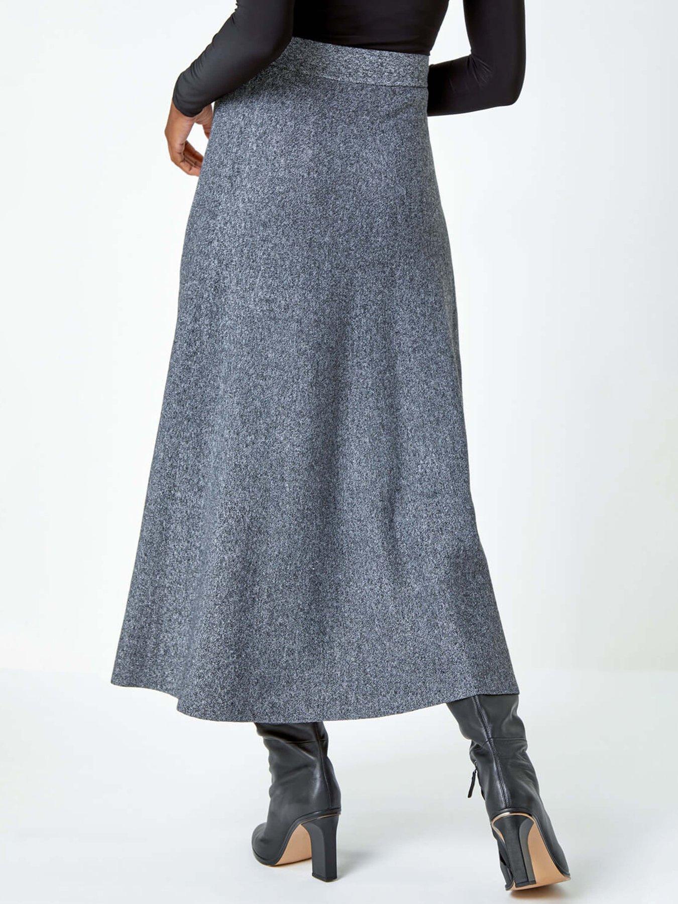 roman-knitted-a-line-midi-skirt-greystillFront