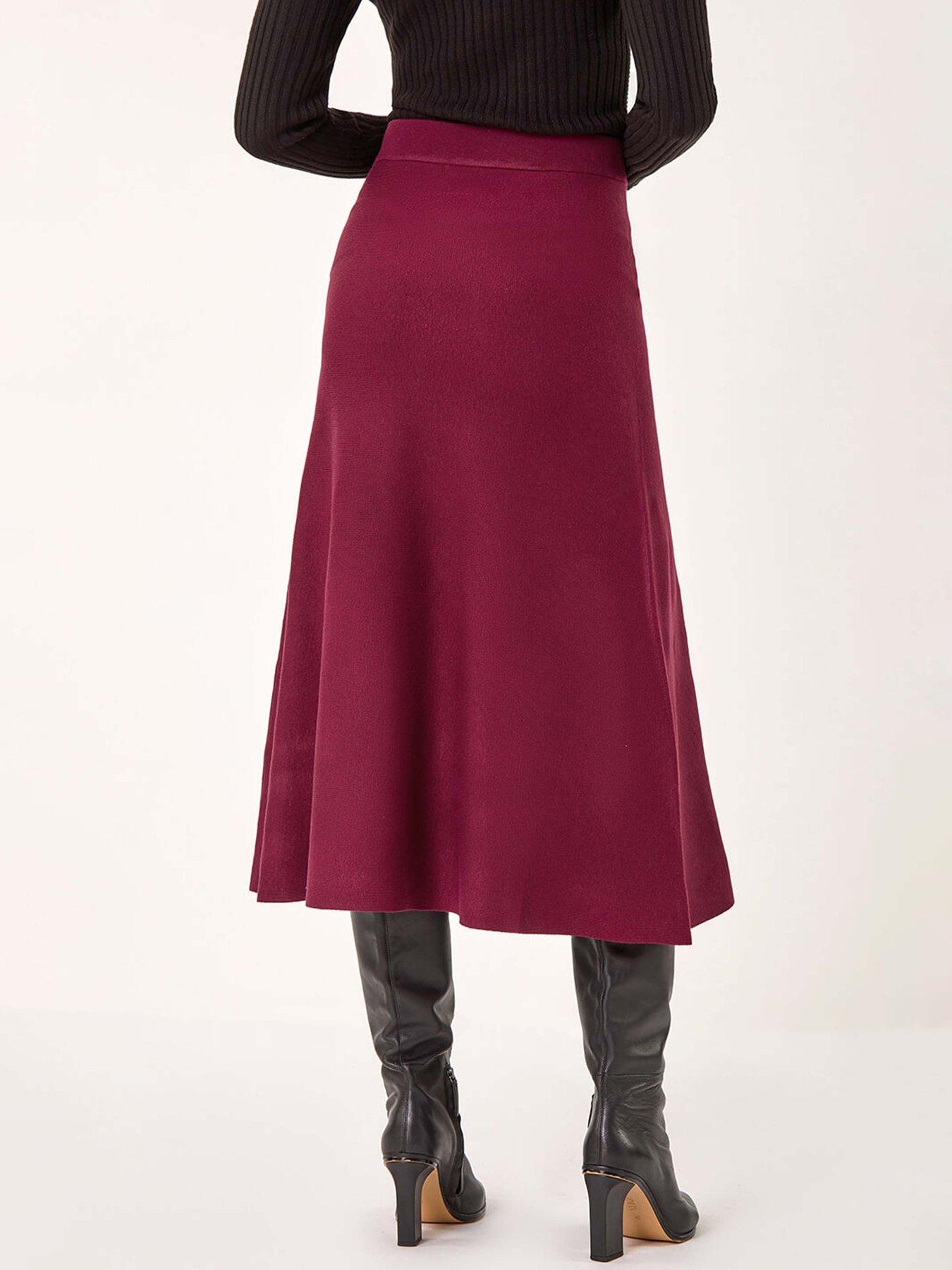 roman-knitted-midi-stretch-skirt-winestillFront