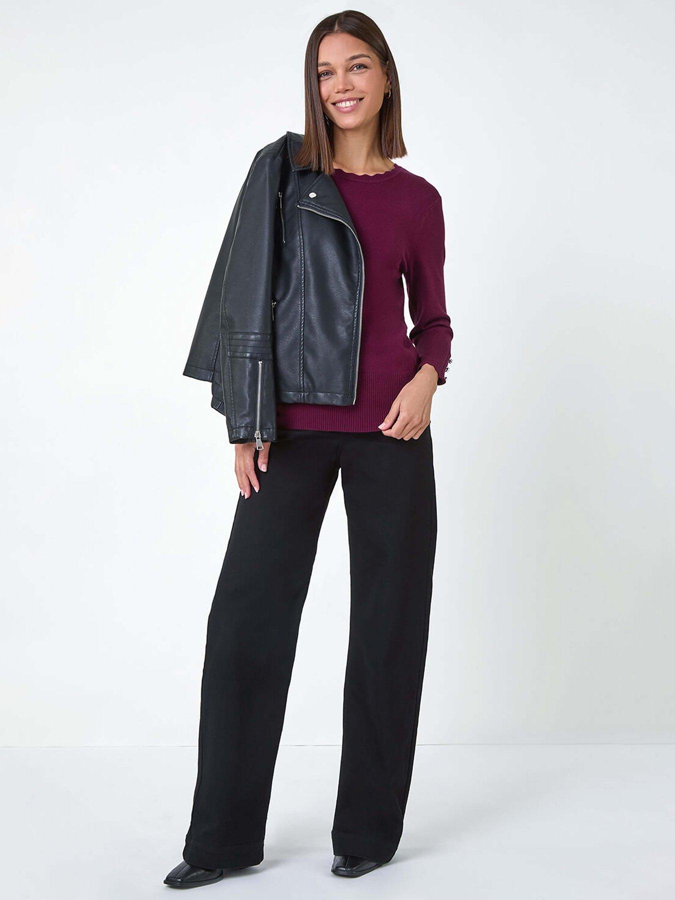 roman-diamante-button-scallop-edge-jumper-burgundyback