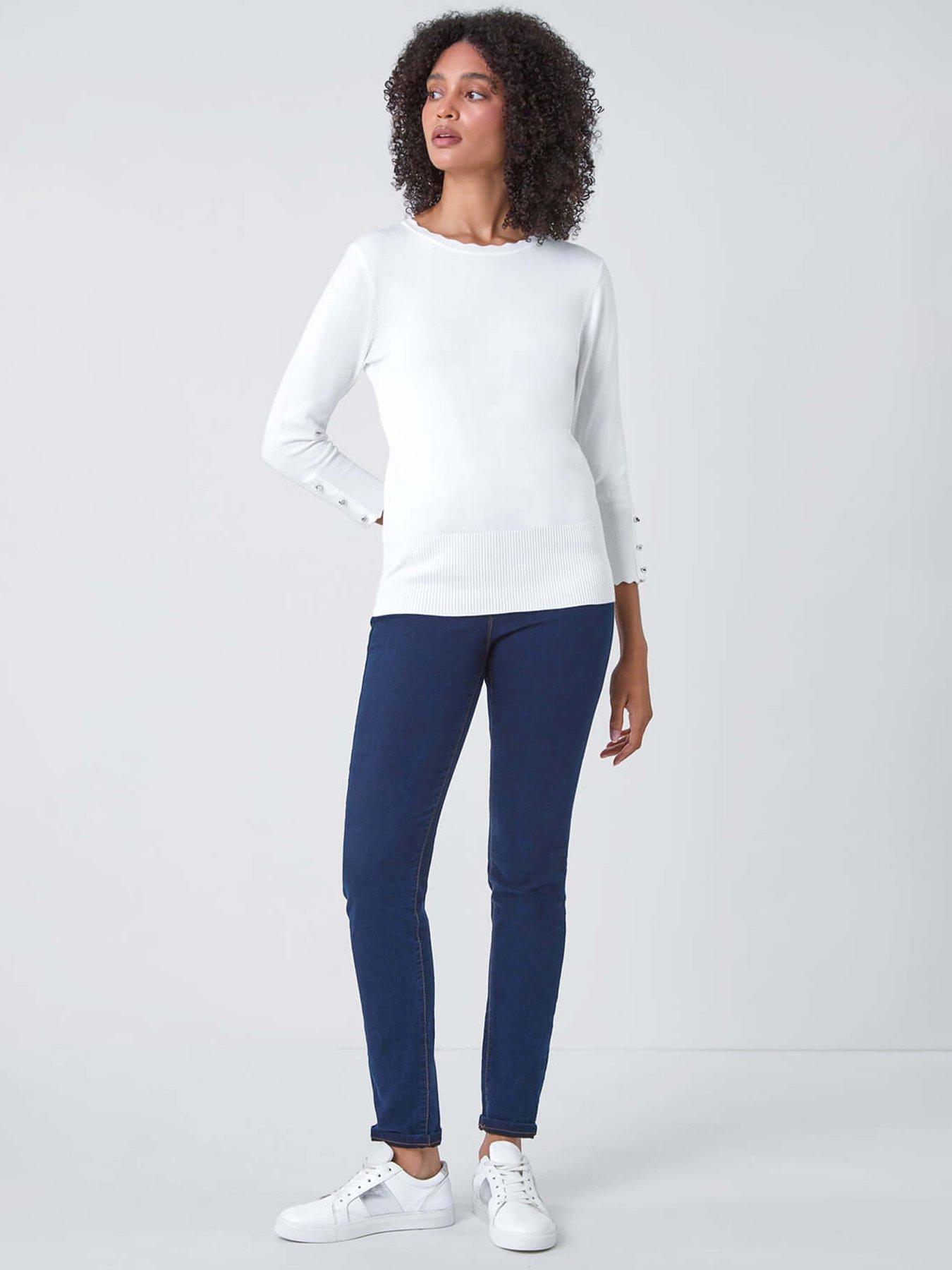 roman-diamante-button-scallop-edge-jumper-ivoryback