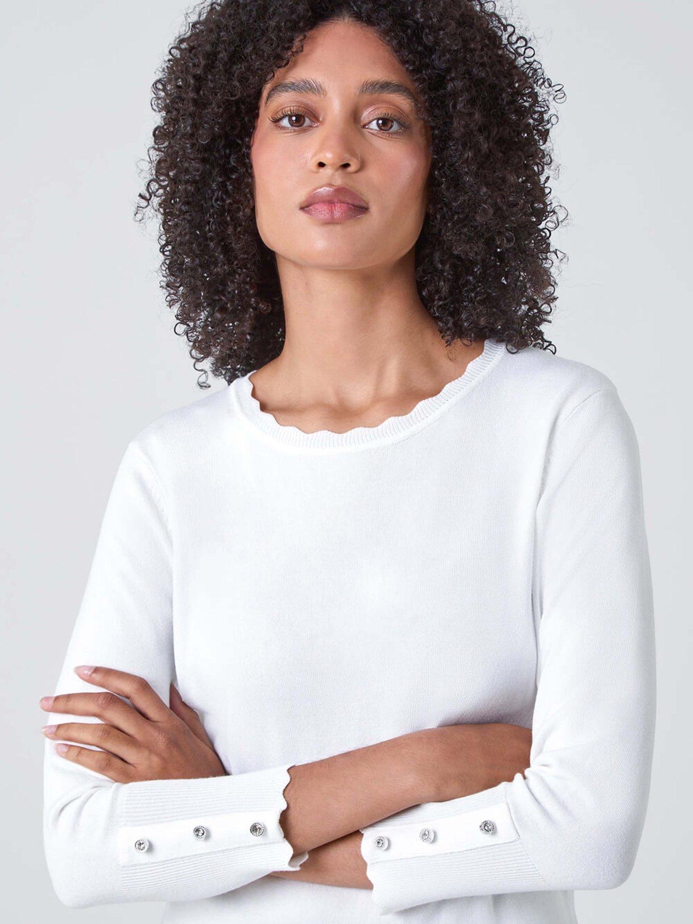 roman-diamante-button-scallop-edge-jumper-ivoryoutfit
