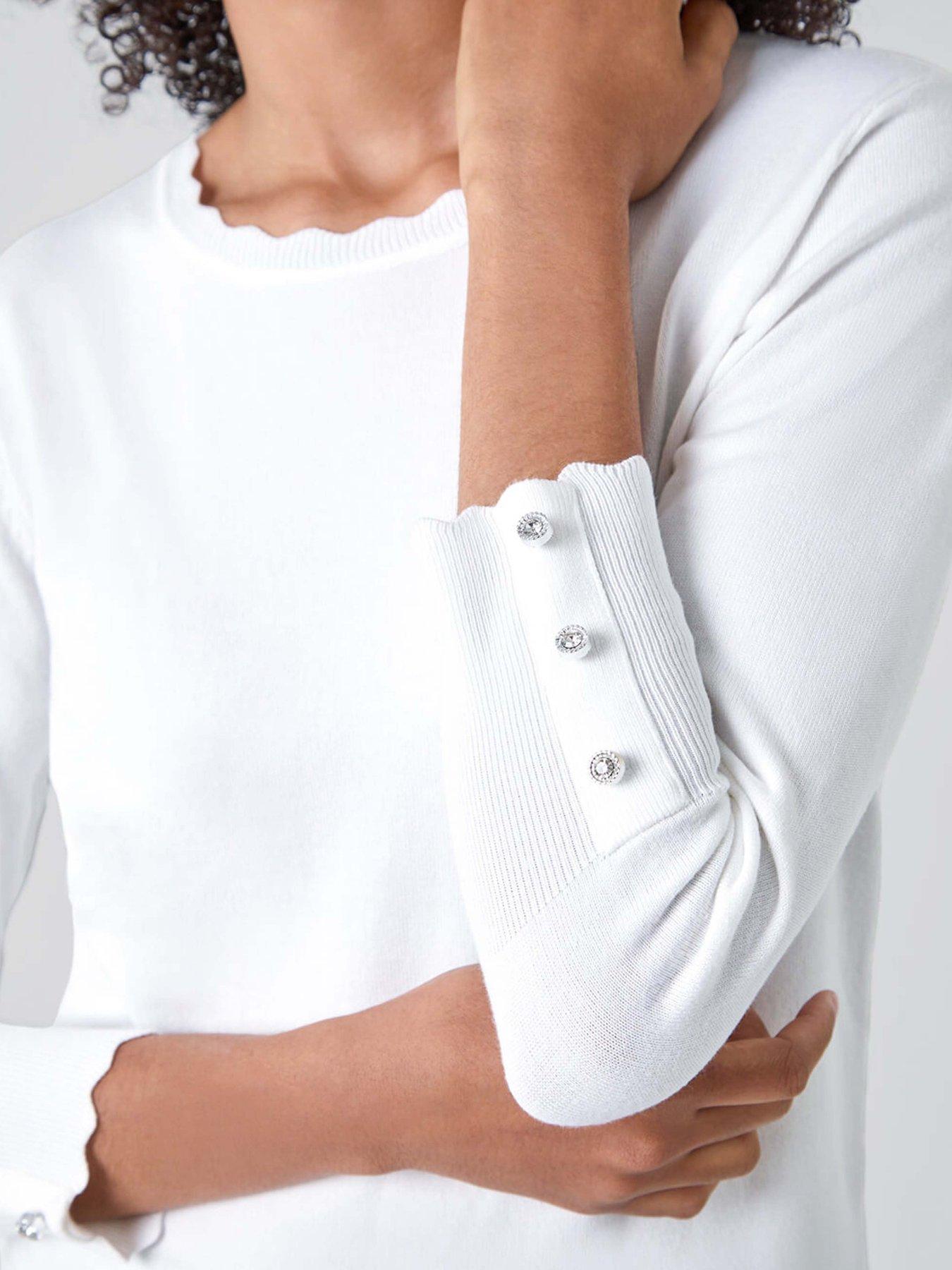 roman-diamante-button-scallop-edge-jumper-ivorydetail