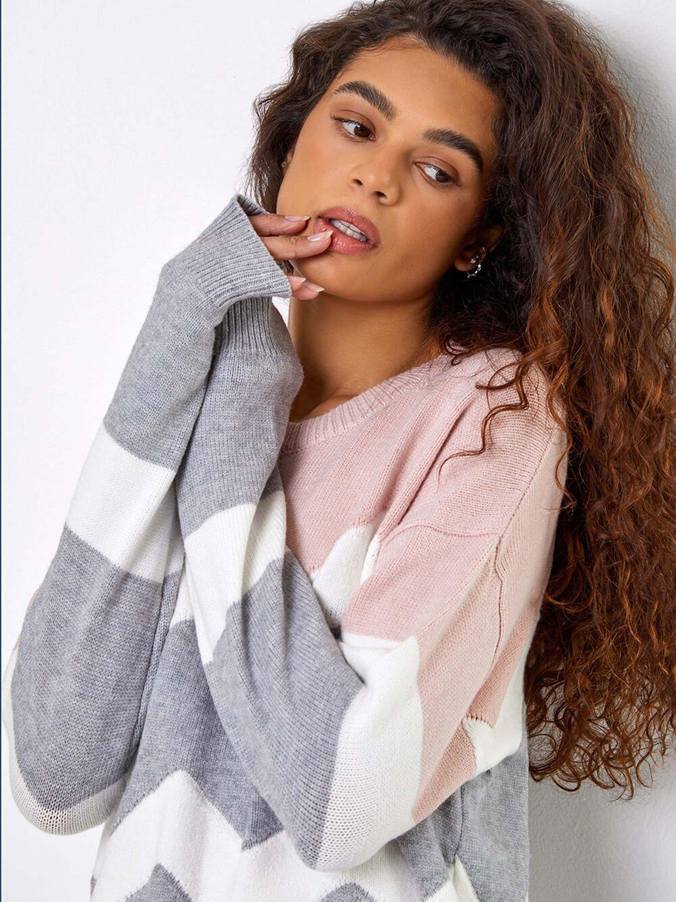 roman-zig-zag-contrast-jumper-pinkdetail