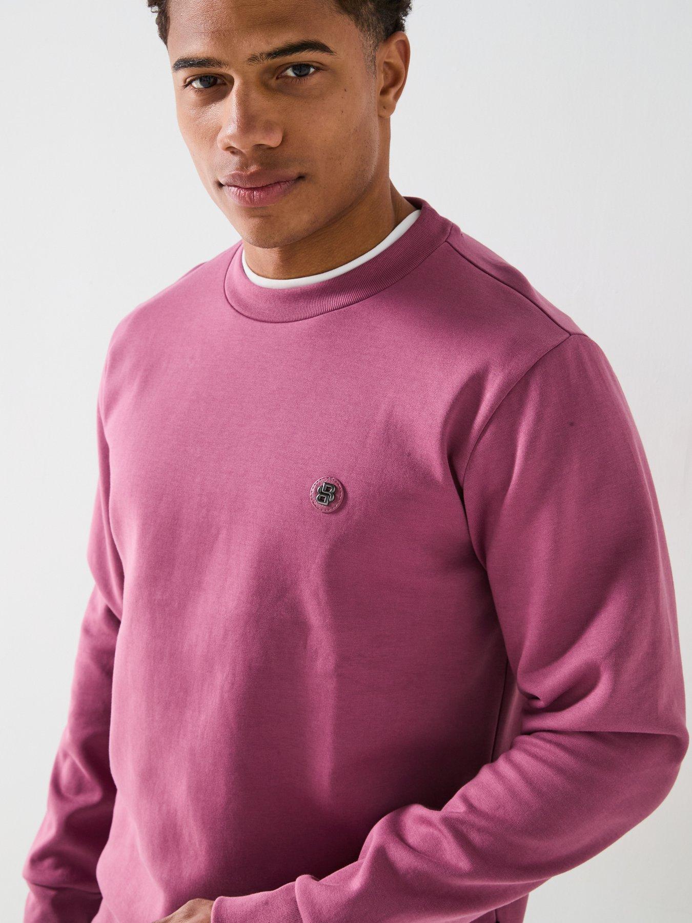 boss-boss-sharpe-01-regular-fit-nickel-logo-crew-sweat-purpleoutfit