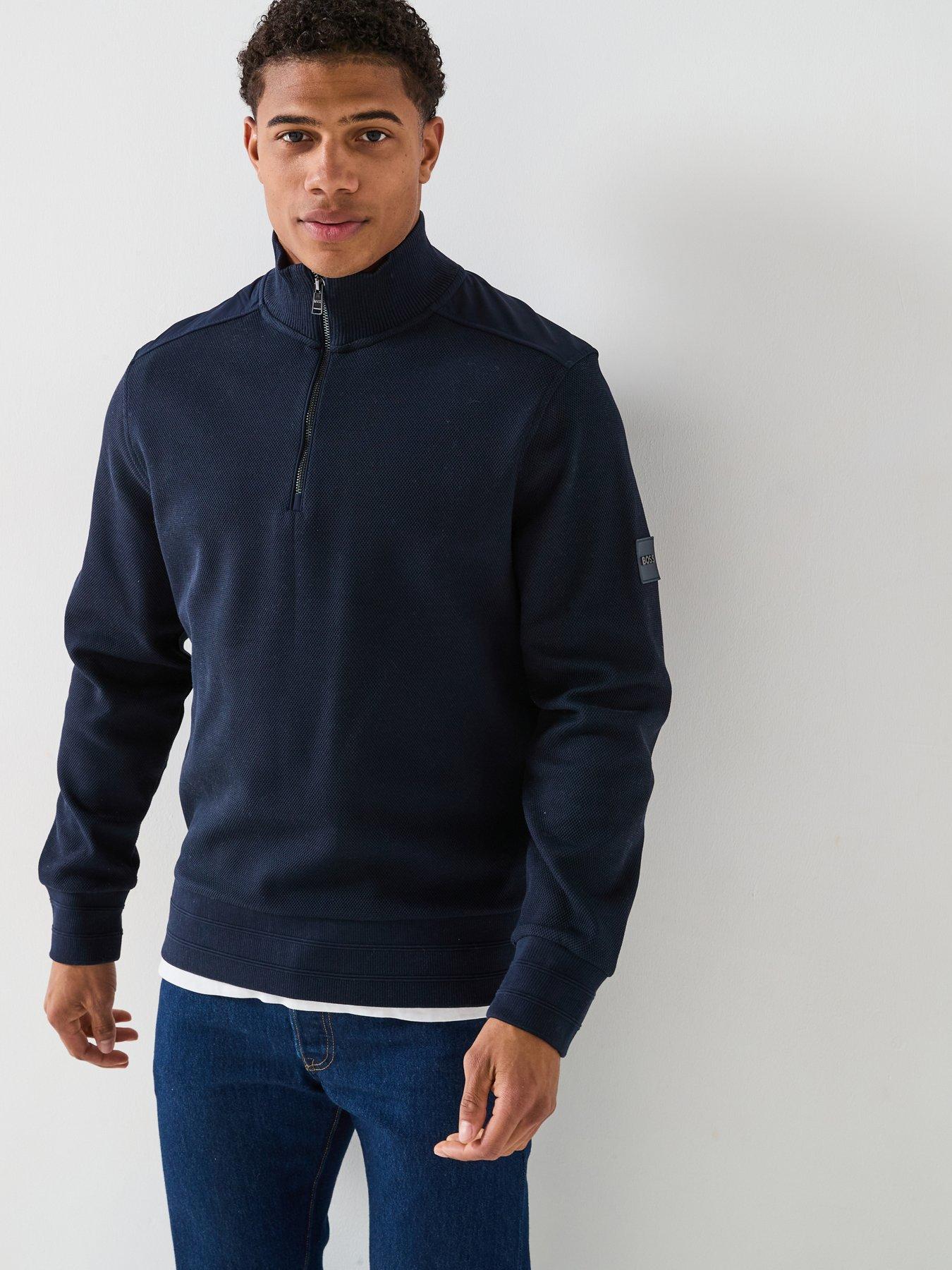 boss-boss-h-sidney-59-regular-fit-nylon-shoulder-14-zip-sweat-navy