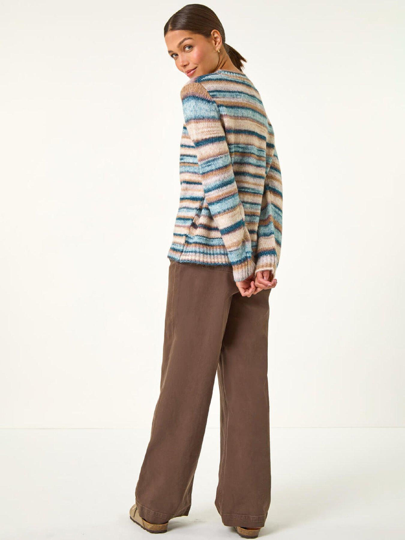 roman-wool-blend-striped-stretch-jumper-denimstillFront