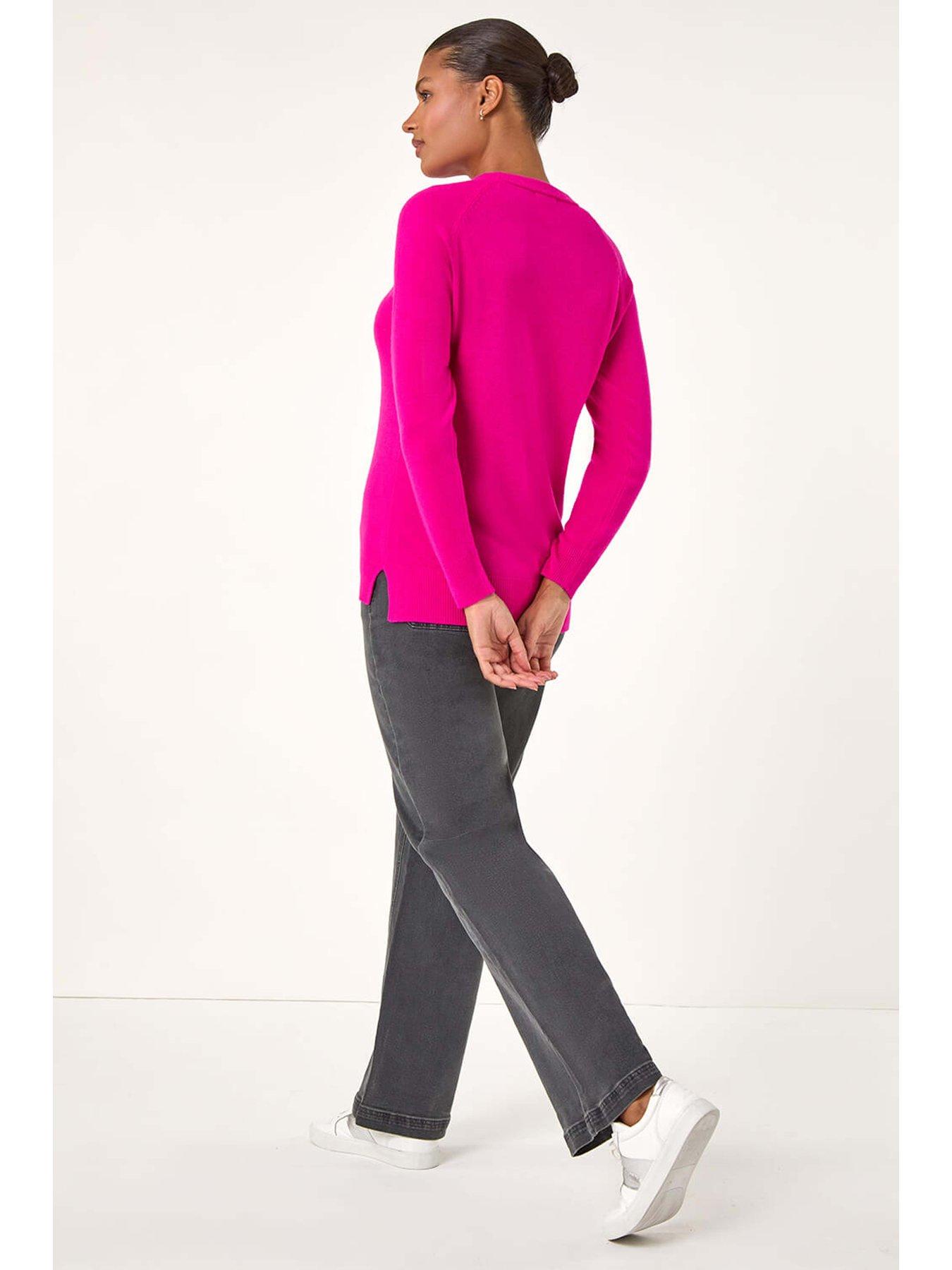 roman-plain-soft-crew-neck-jumper-cerisestillFront