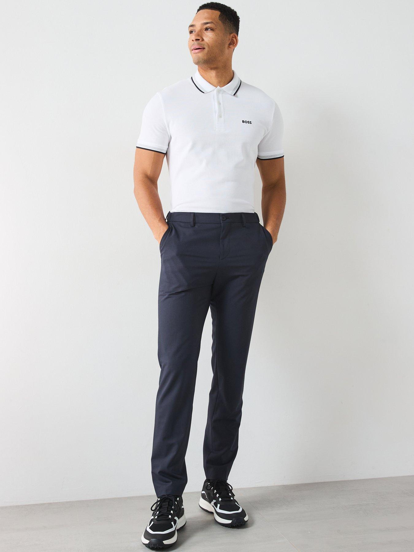 Image 3 of 4 of BOSS P-Genius Performance Stretch Trousers - Navy