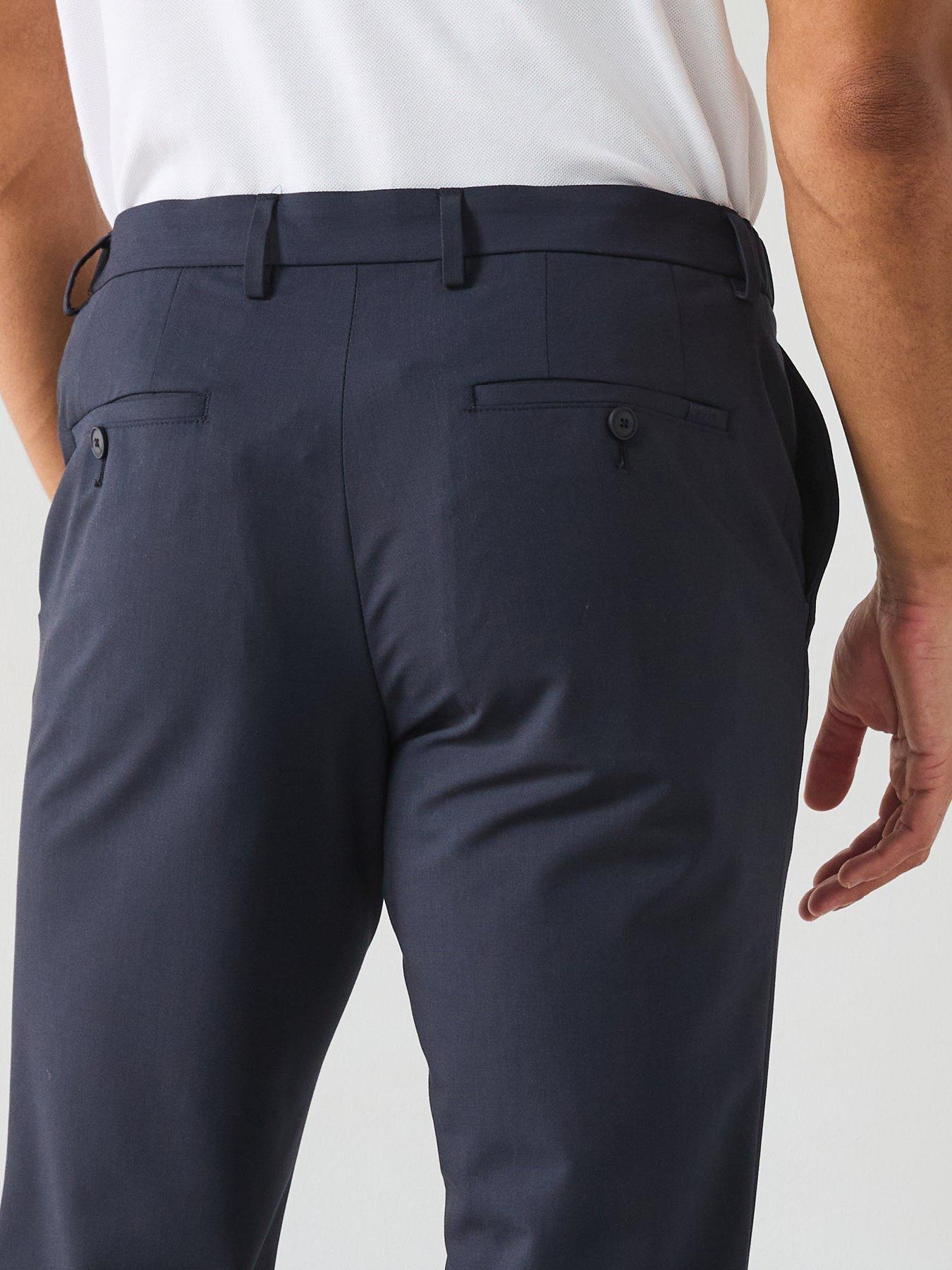 Image 4 of 4 of BOSS P-Genius Performance Stretch Trousers - Navy
