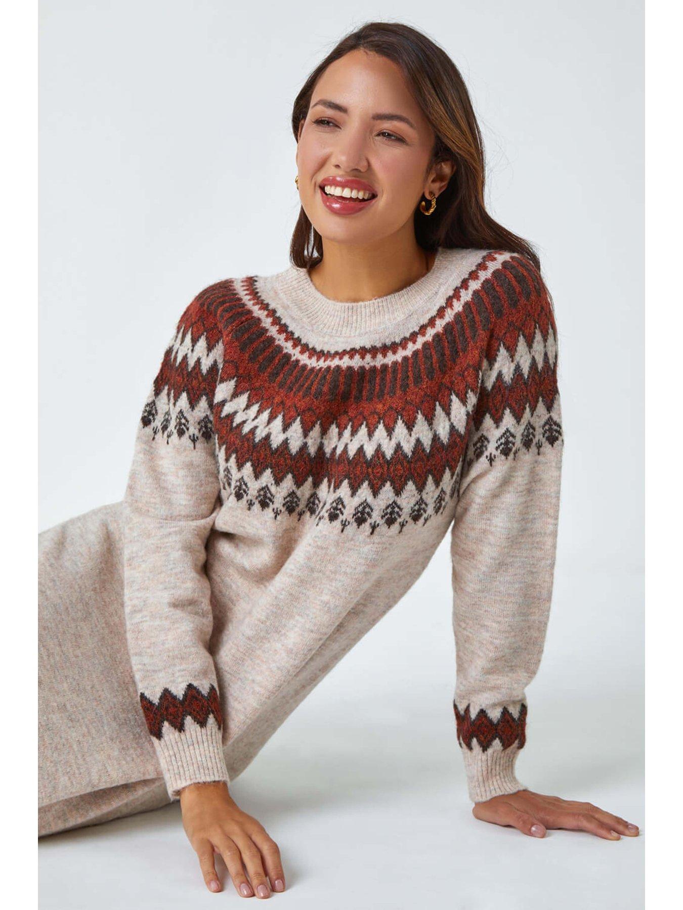roman-soft-knit-fairisle-jumper-dress-biscuitoutfit