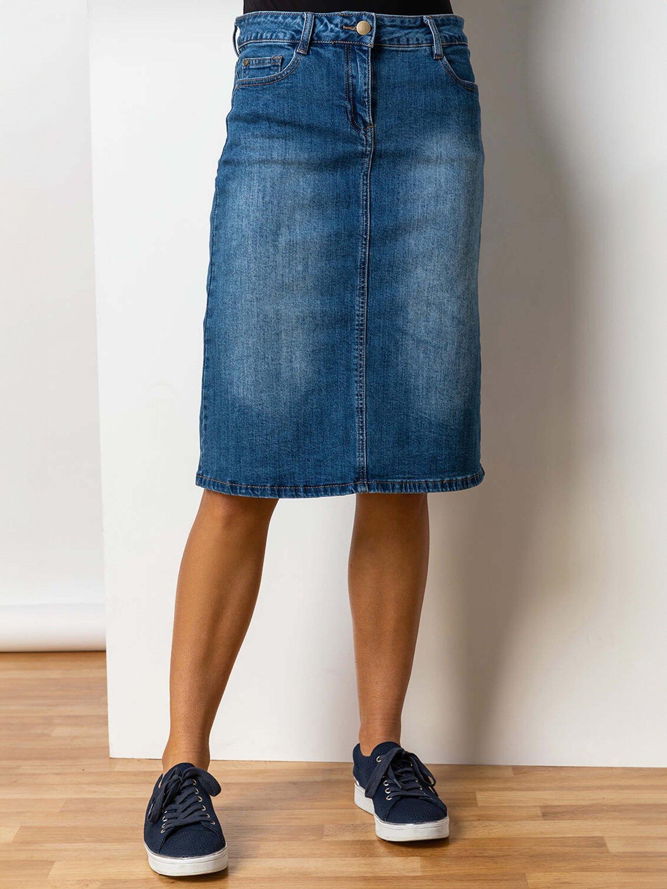 roman-cotton-denim-stretch-a-line-skirt-denimfront