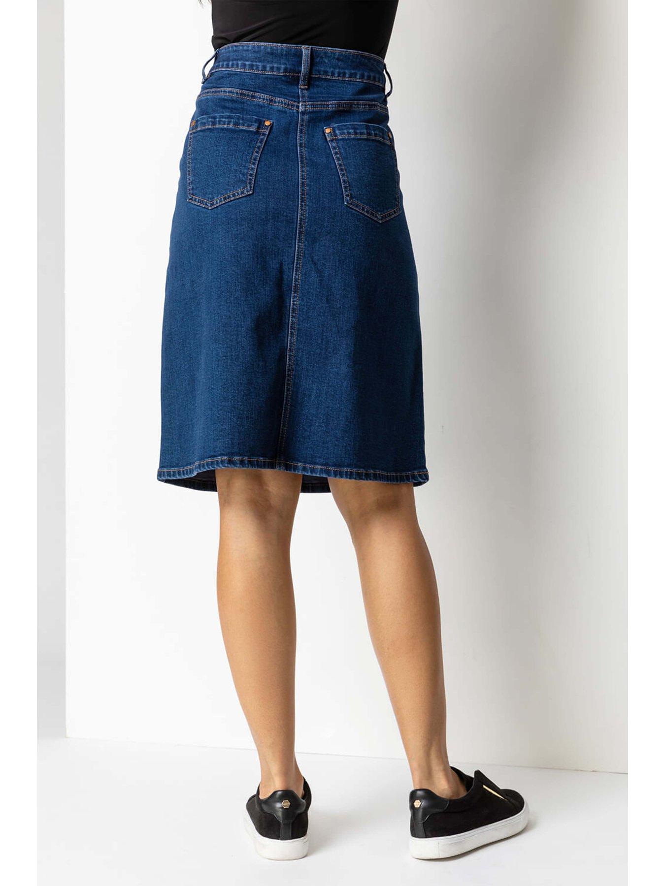 roman-cotton-denim-stretch-a-line-skirt-indigostillFront