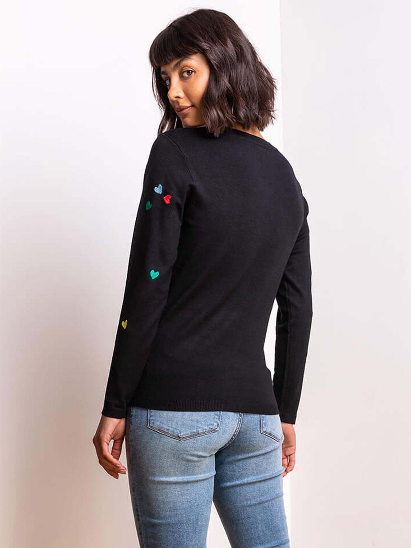 roman-heart-print-embroidered-jumper-blackstillFront