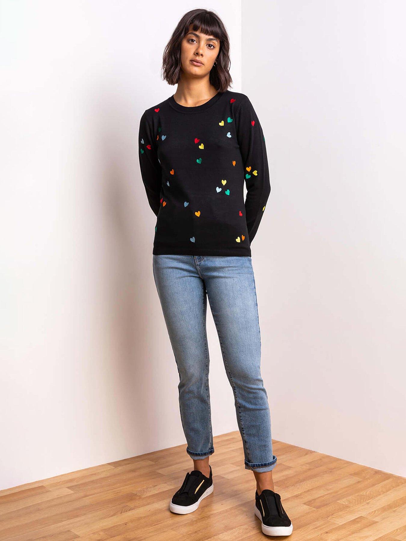 roman-heart-print-embroidered-jumper-blackback