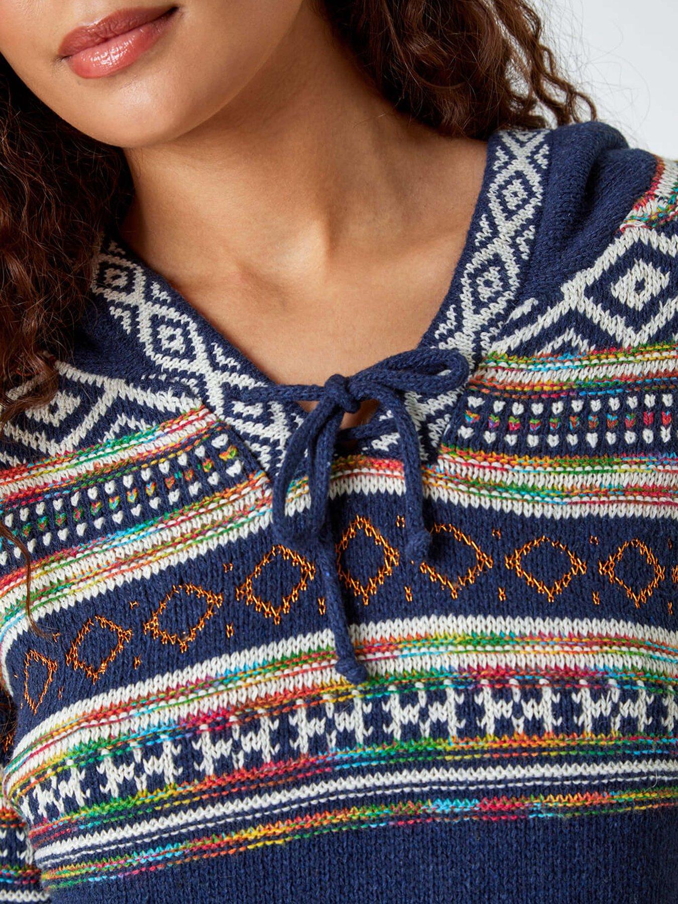 roman-nordic-print-hooded-v-neck-jumper-midnight-blueoutfit