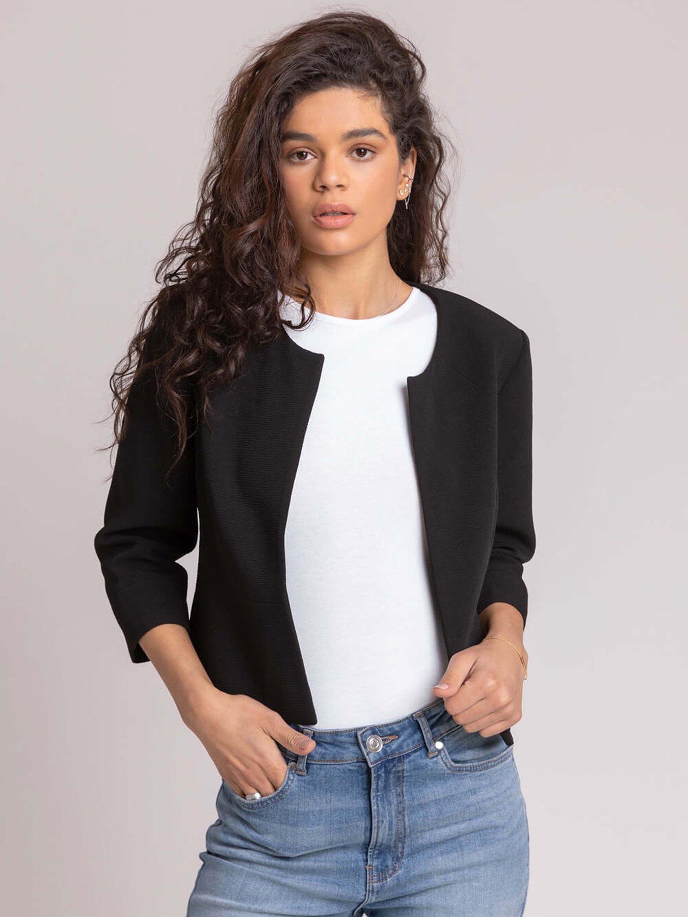 roman-tailored-jacquard-jacket-blackfront