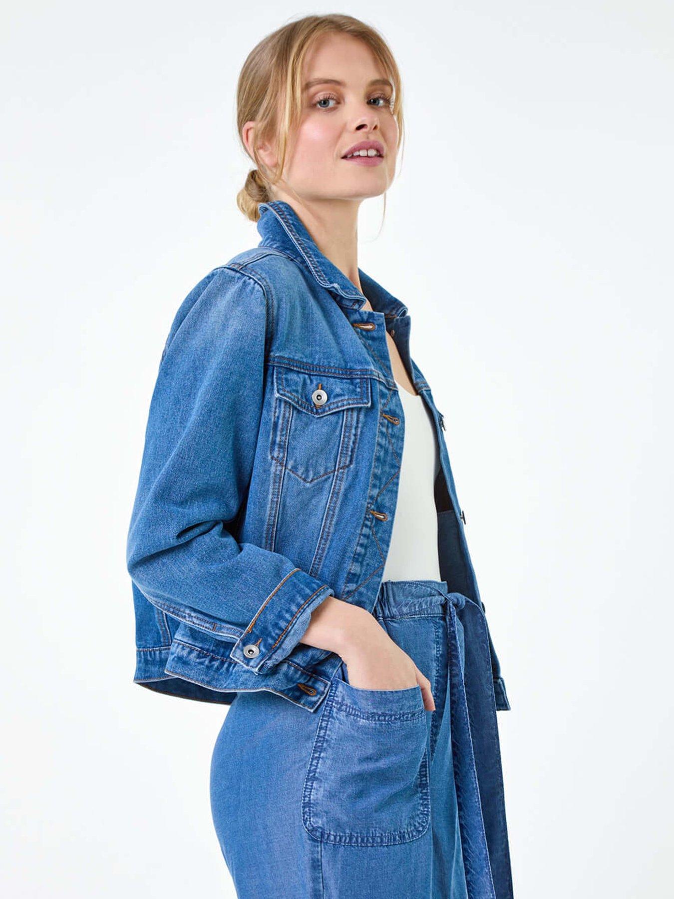 Roman Classic Cotton Denim Jacket - Blue