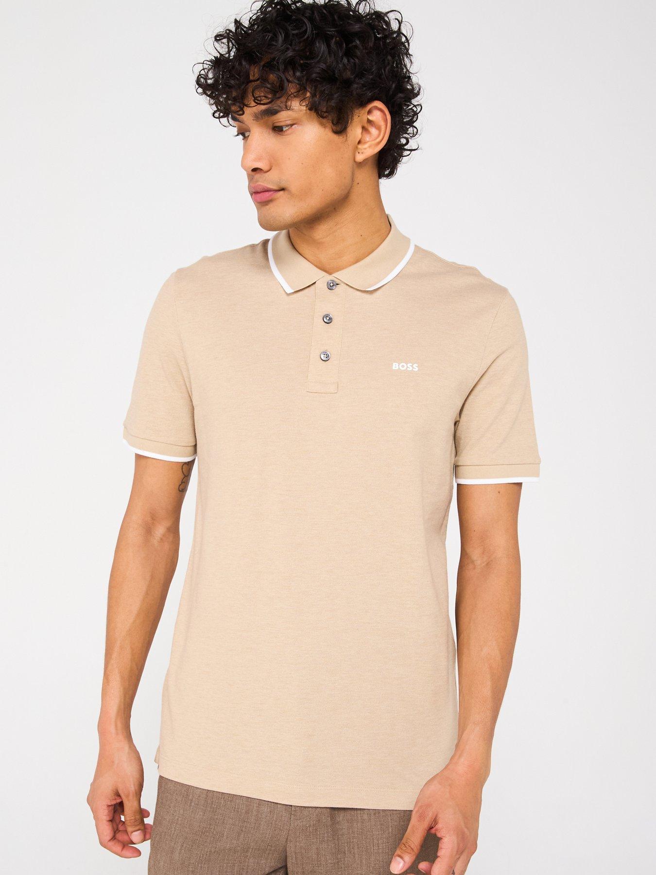 boss-parlay-190-regular-fit-pipe-trim-pique-polo-shirt-beige