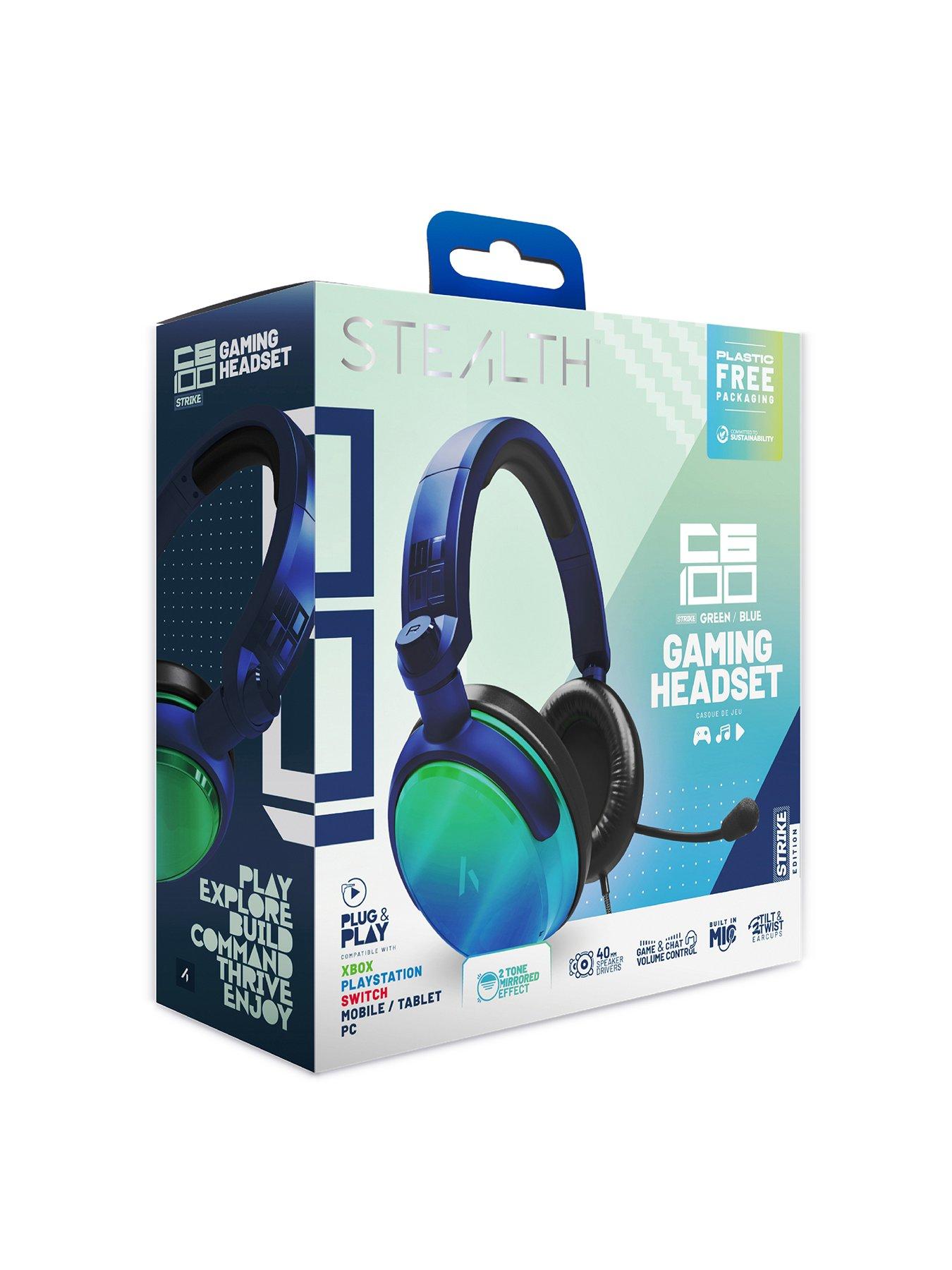 Image 2 of 7 of Stealth Stealth C6-100 Headset STRIKE Green&amp;Blue