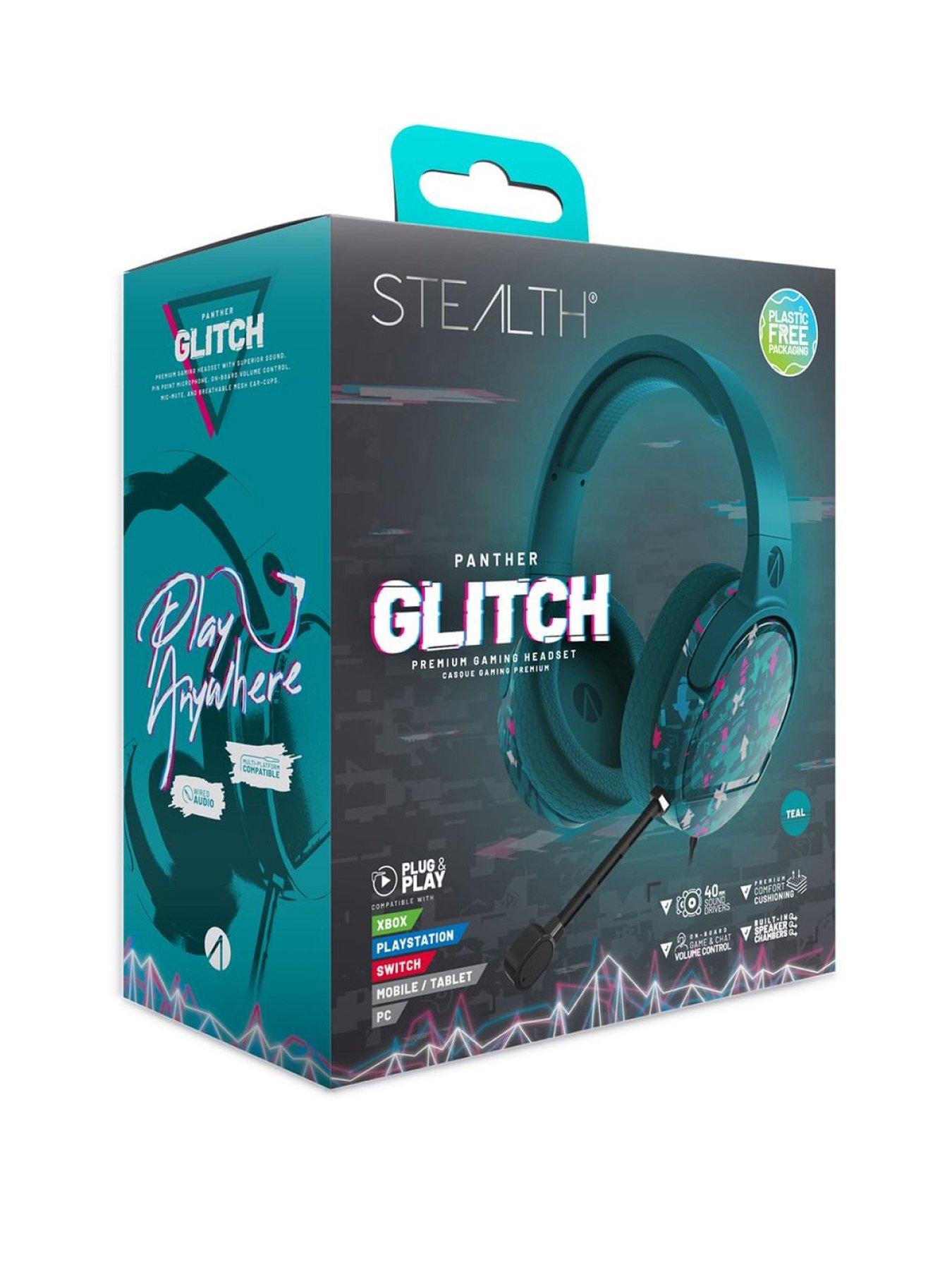 Image 2 of 7 of Stealth Stealth Panther Headset GLITCH Teal