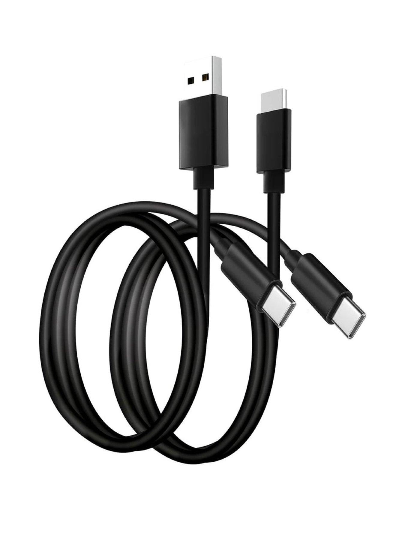 undefined Stealth USB-C Charge  &  Data Cables - Twin Pack
