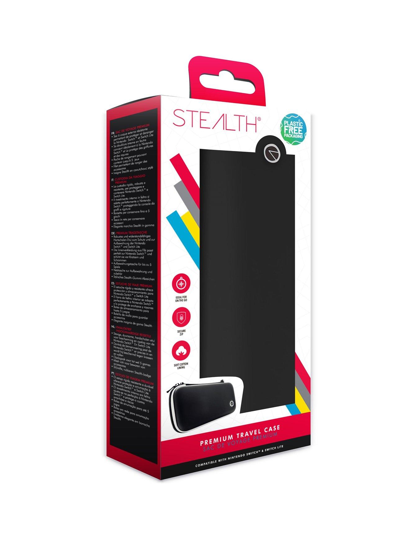 Image 2 of 6 of Stealth Stealth Travel Case for Switch- Black/White