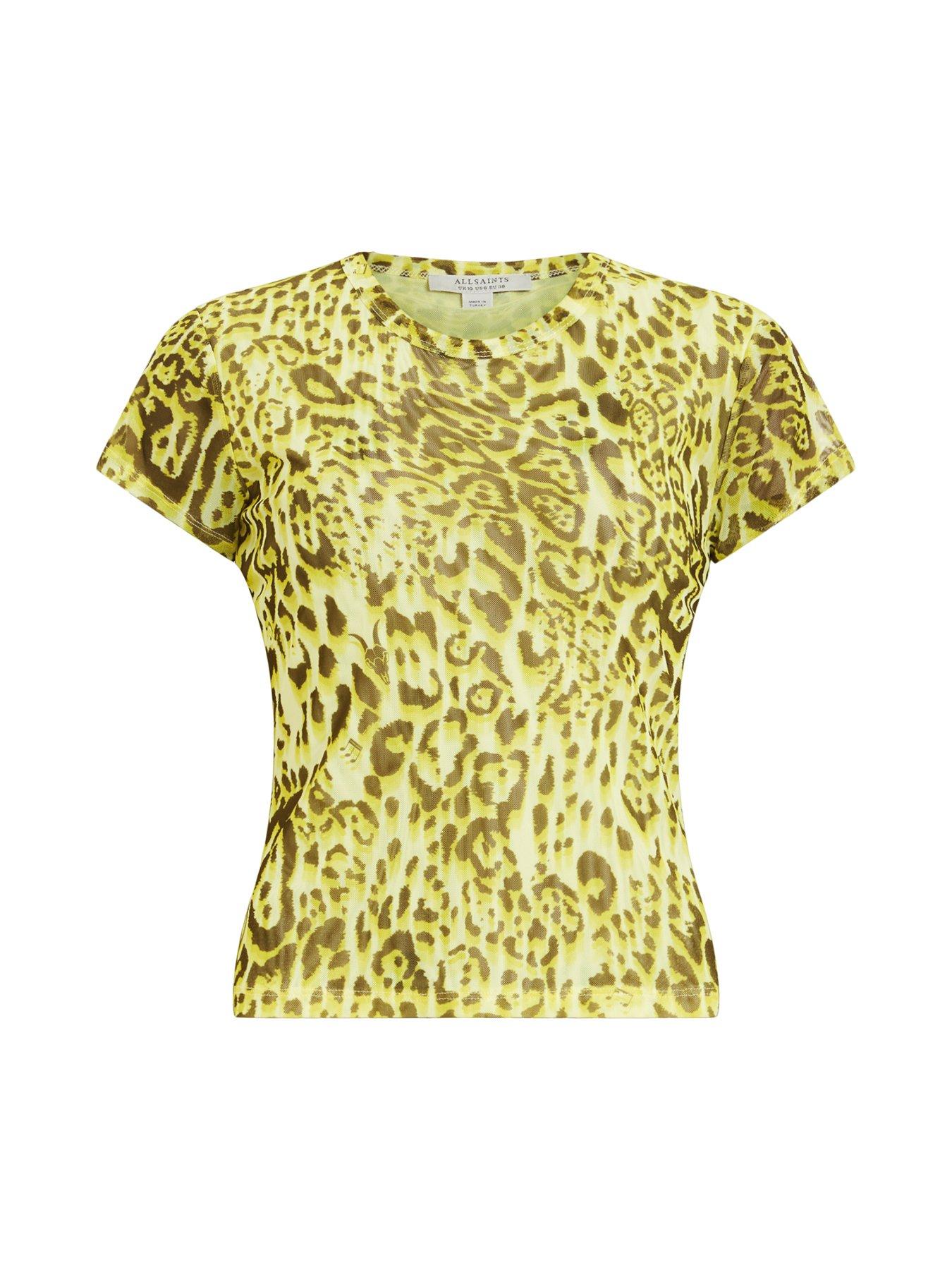 allsaints-ellie-mesh-t-shirt-lime-greendetail