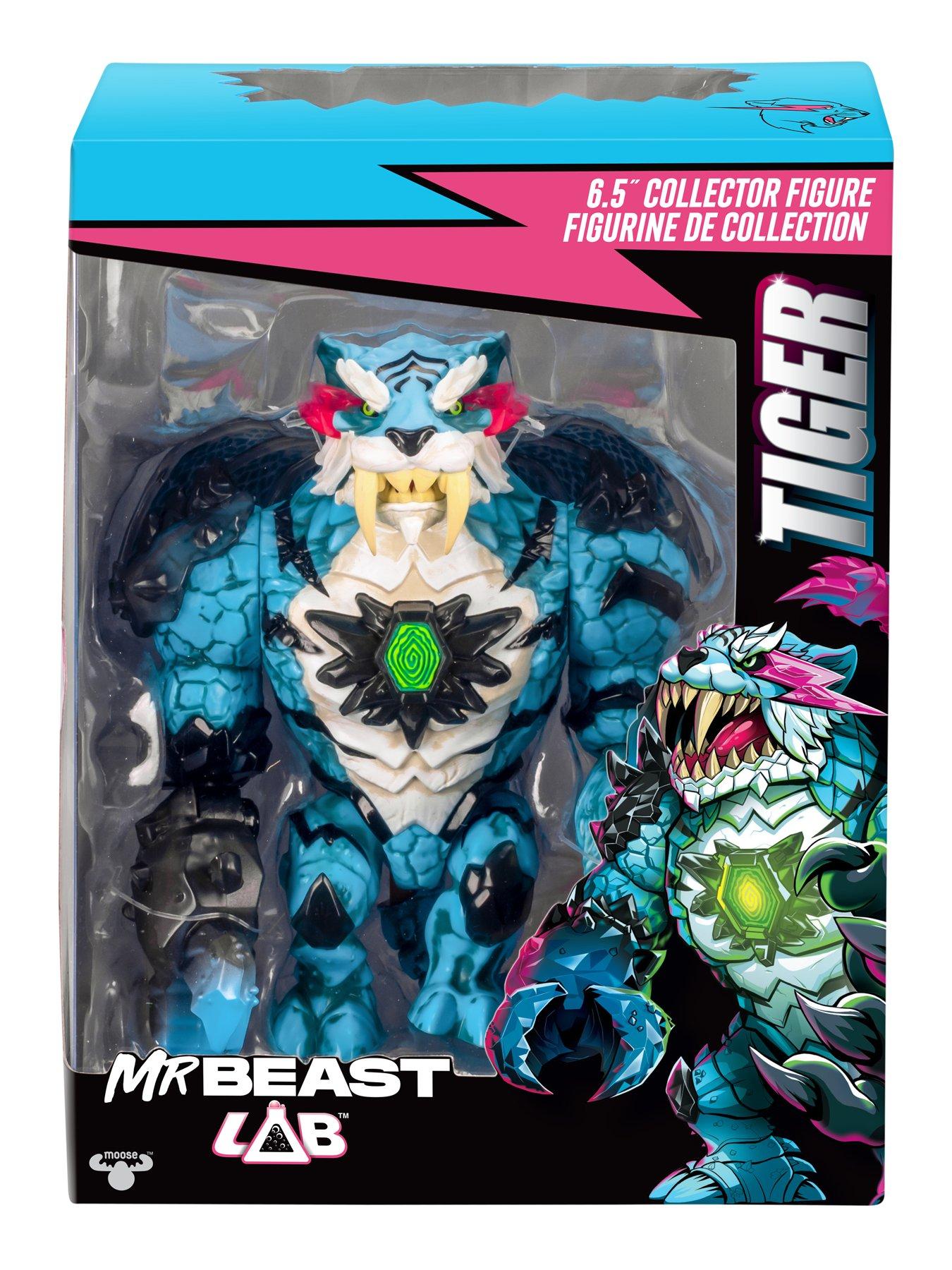 Image 4 of 5 of Beast Lab MrBeast Lab Apex Beast Collector Figure. Apex Beast Tiger.